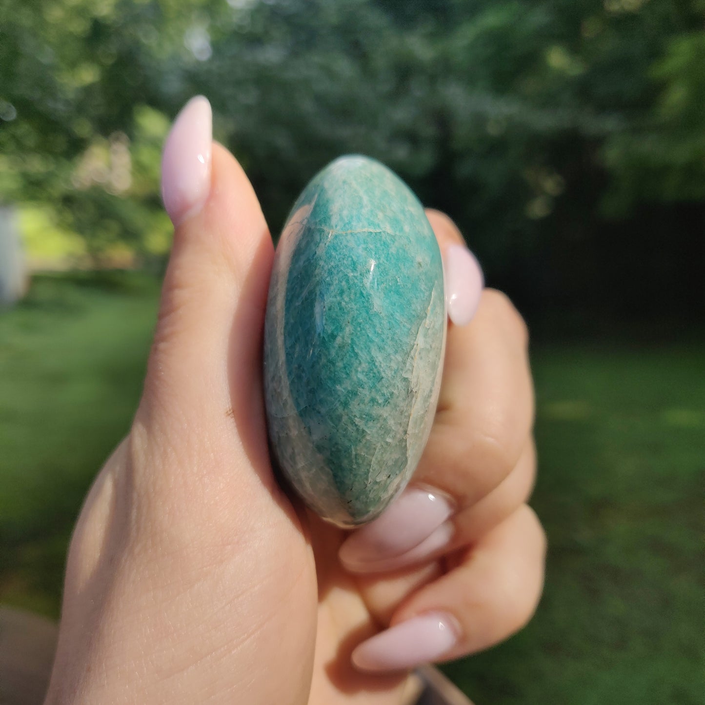 Amazonite Palm Stone (#25) - Simply Affinity