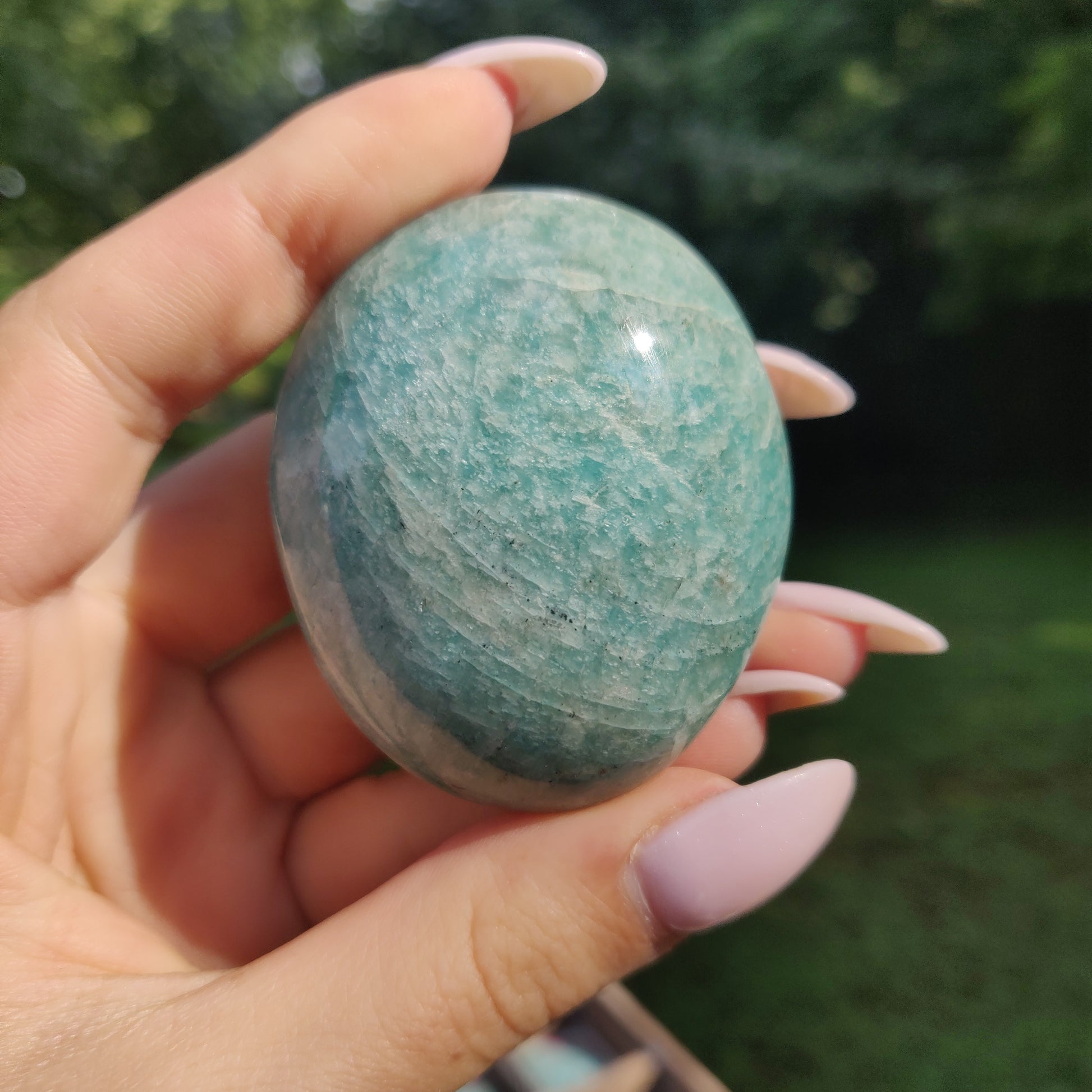 Amazonite Palm Stone (#25) - Simply Affinity