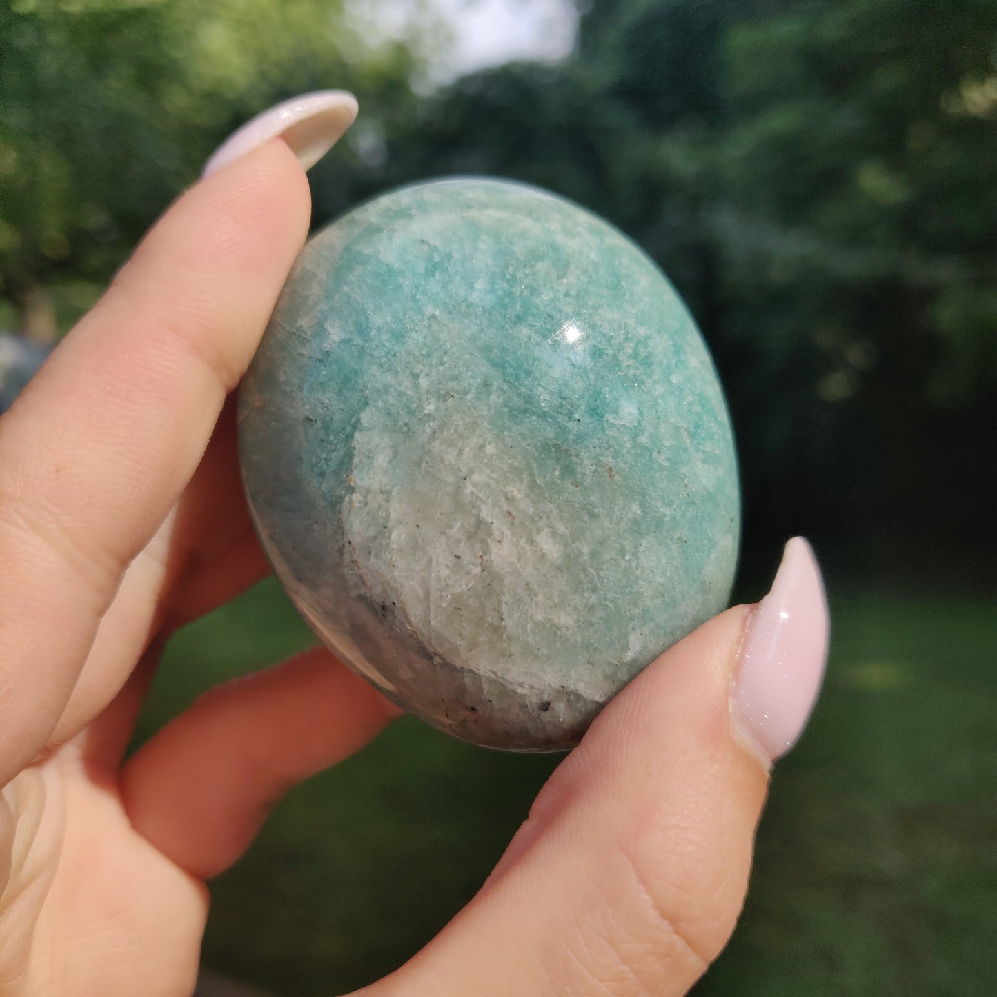 Amazonite Palm Stone (#25) - Simply Affinity