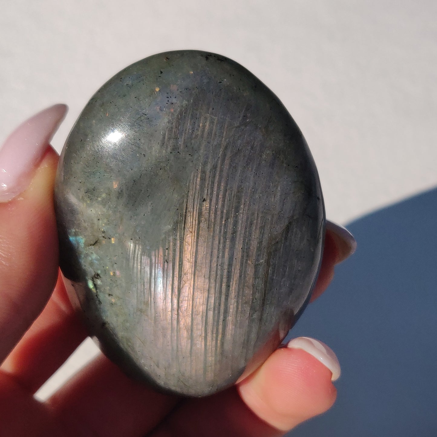 Labradorite Palm Stone (#241) - Simply Affinity
