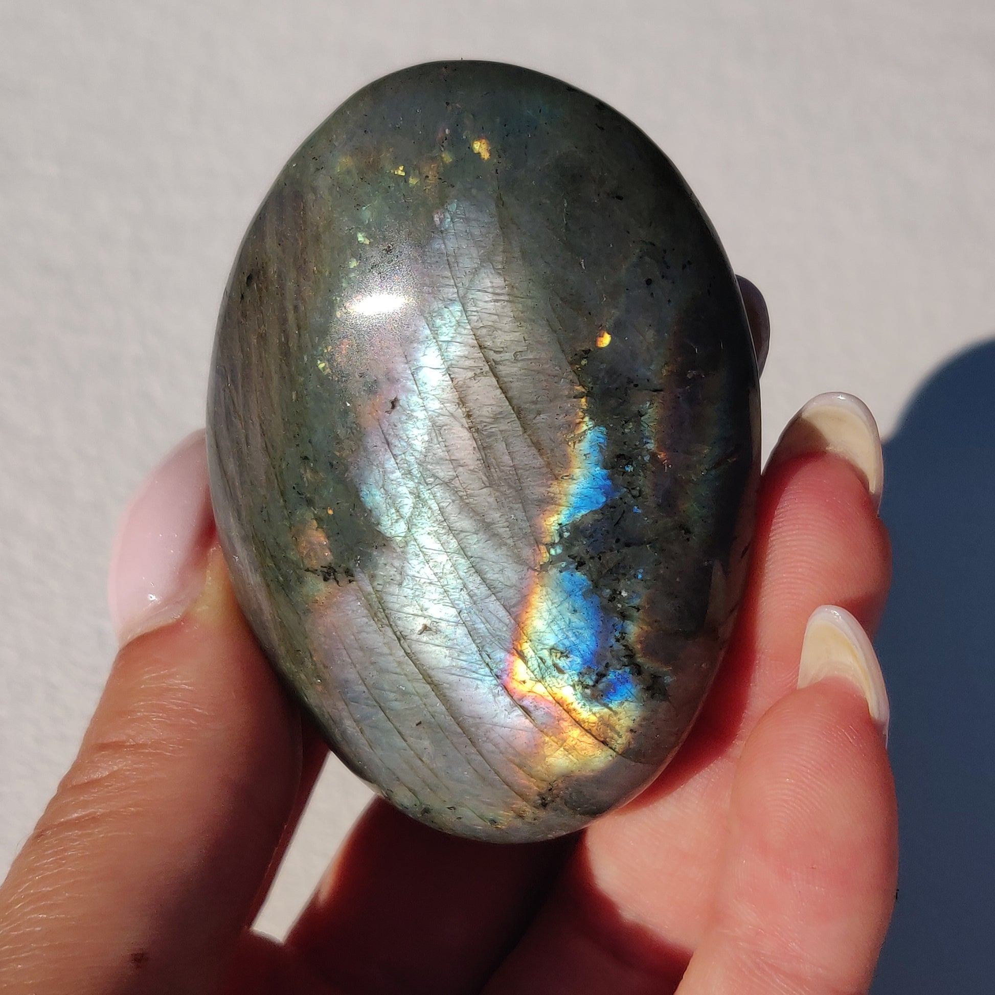 Labradorite Palm Stone (#241) - Simply Affinity