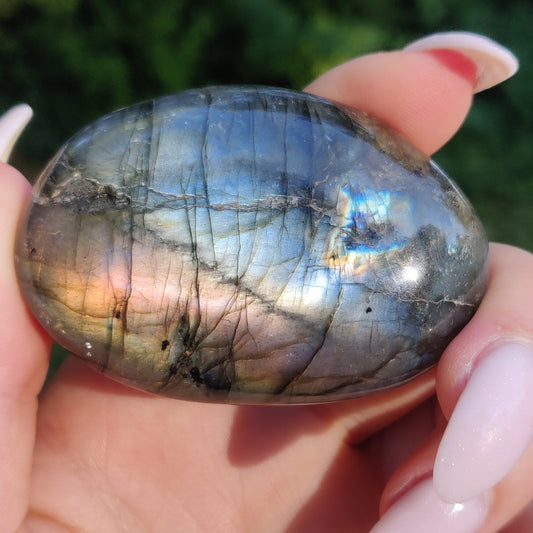 Labradorite Palm Stone (#243) - Simply Affinity