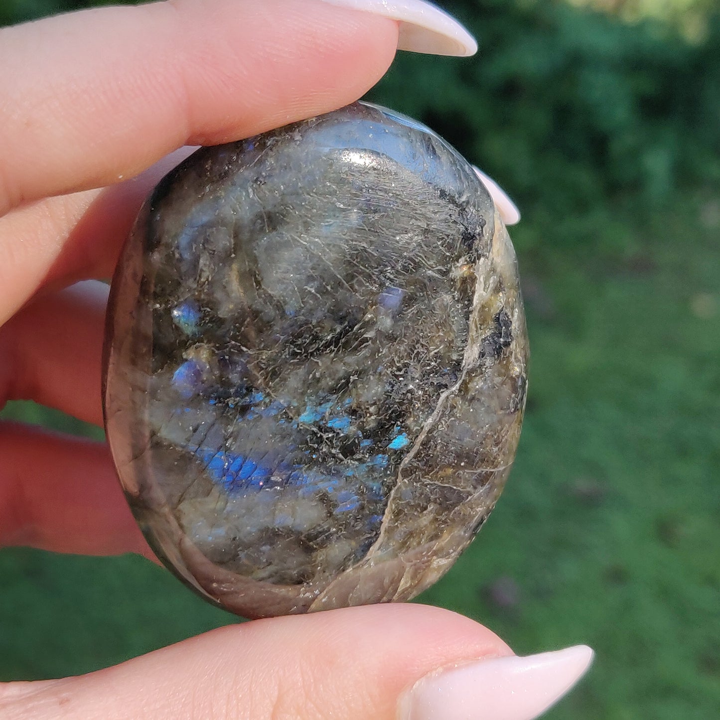 Labradorite Palm Stone (#246) - Simply Affinity