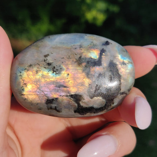 Labradorite Palm Stone (#250) - Simply Affinity
