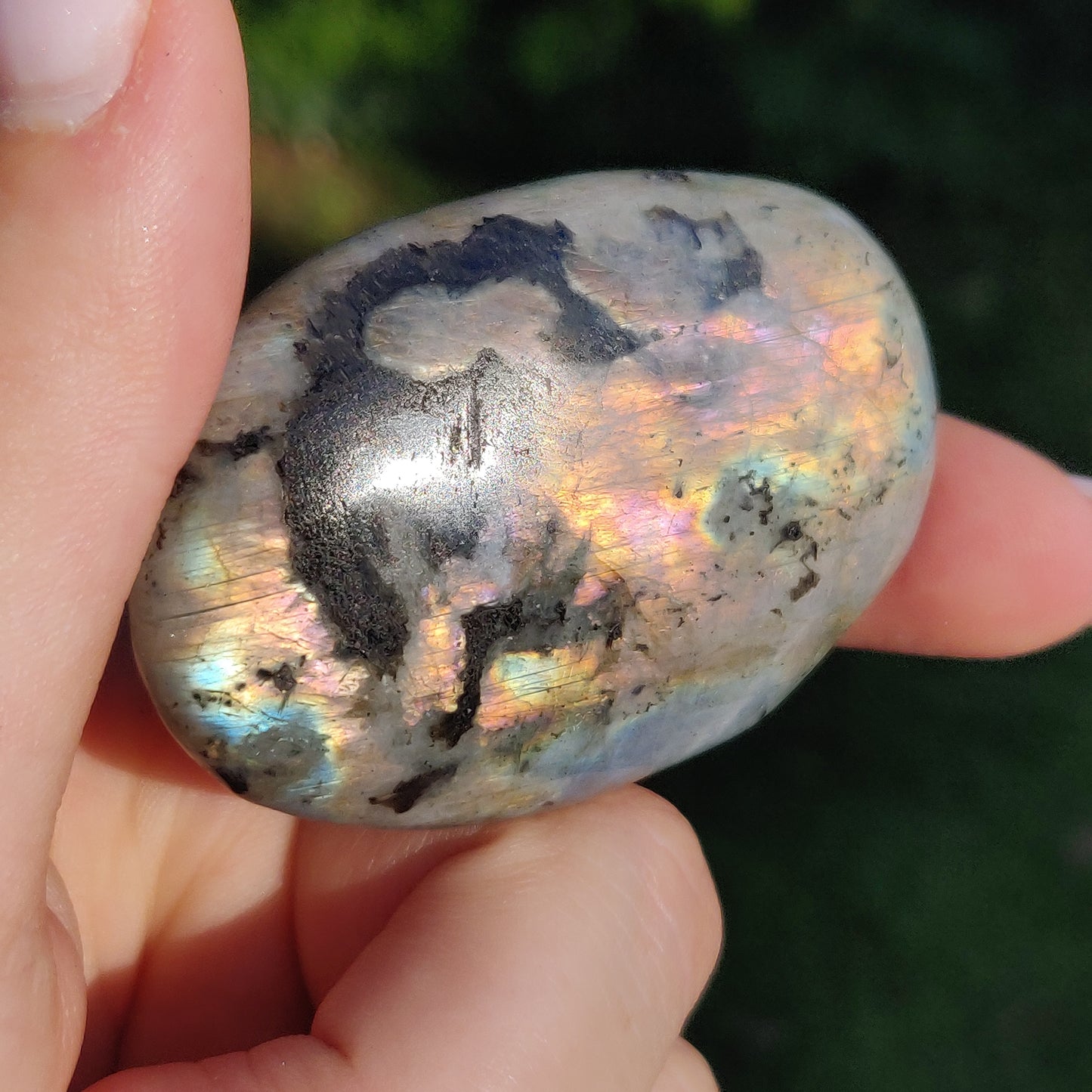 Labradorite Palm Stone (#250) - Simply Affinity