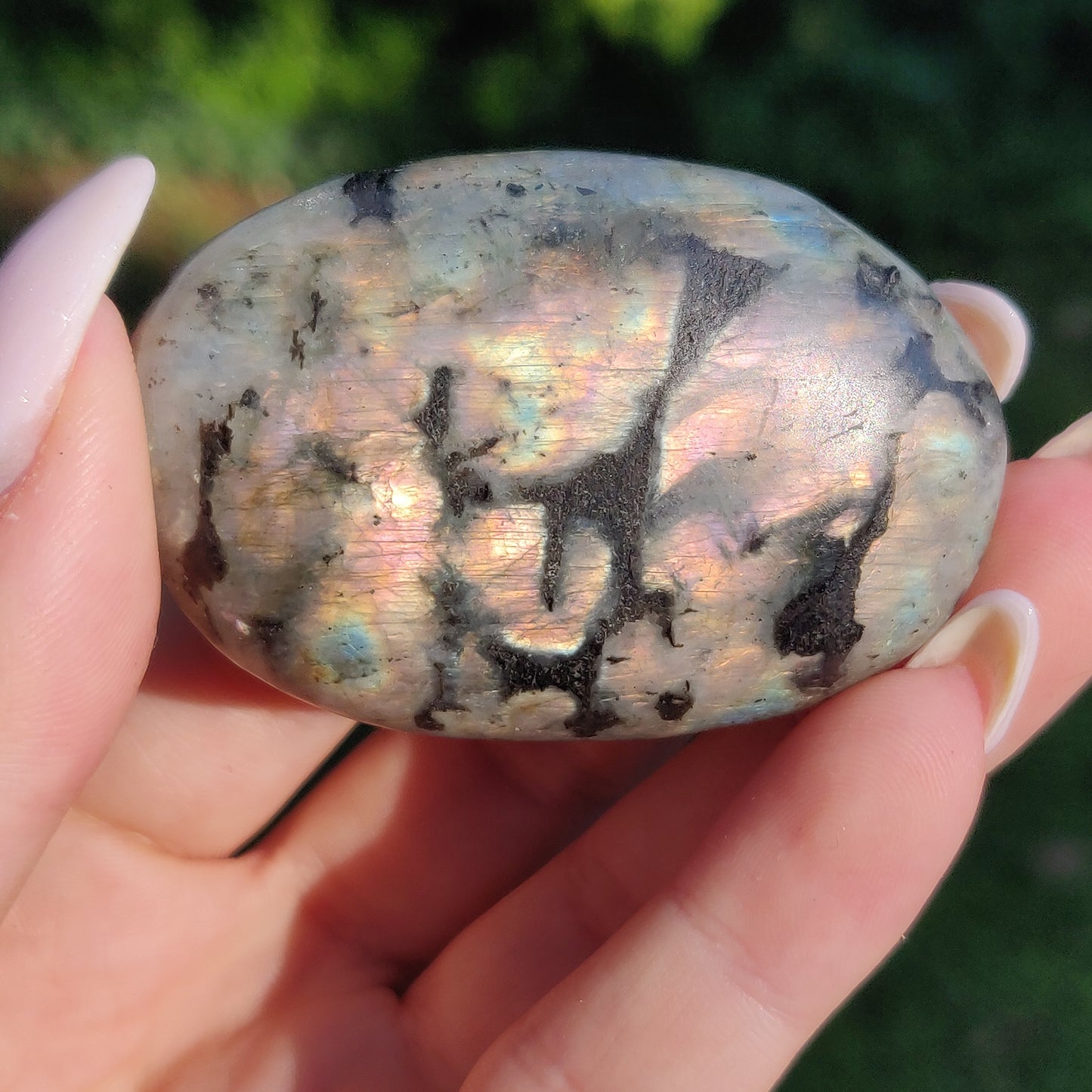 Labradorite Palm Stone (#250) - Simply Affinity