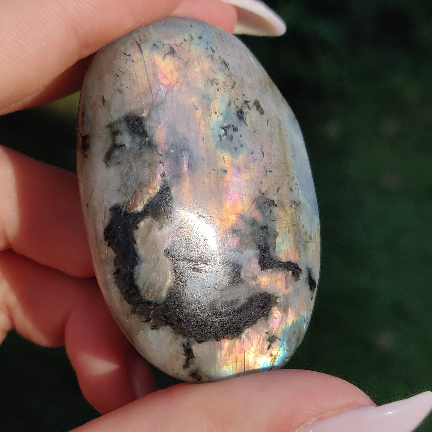 Labradorite Palm Stone (#250) - Simply Affinity