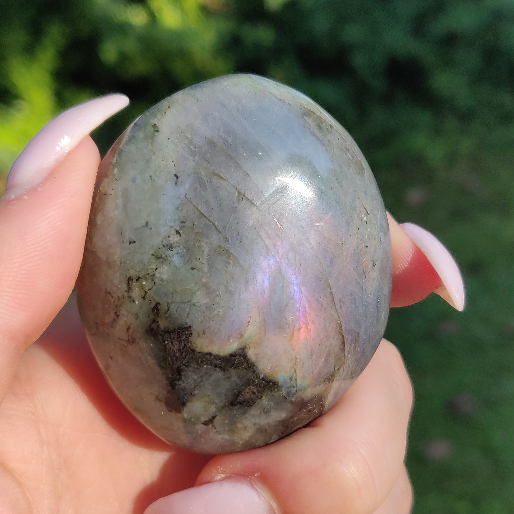 Labradorite Palm Stone (#251) - Simply Affinity