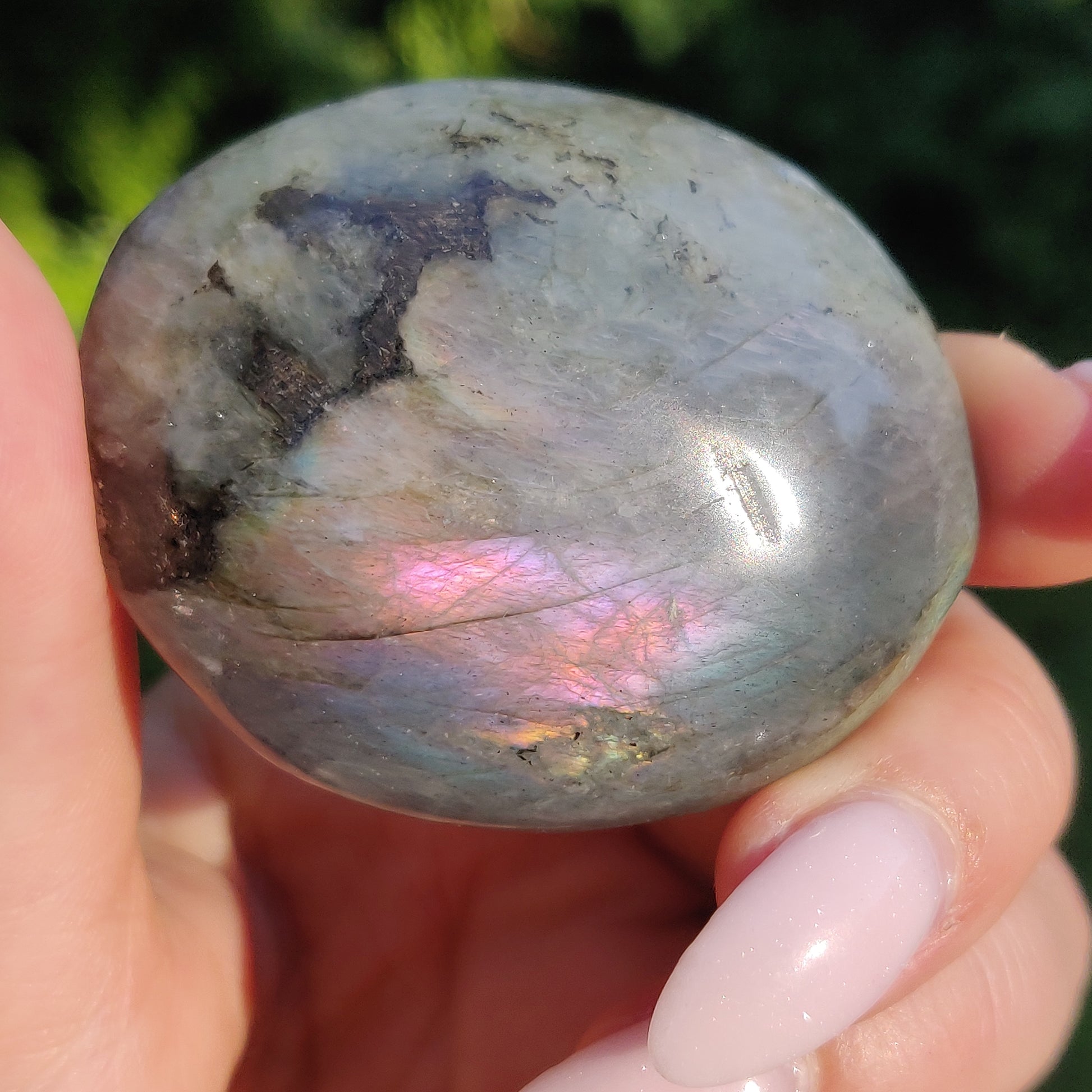 Labradorite Palm Stone (#251) - Simply Affinity