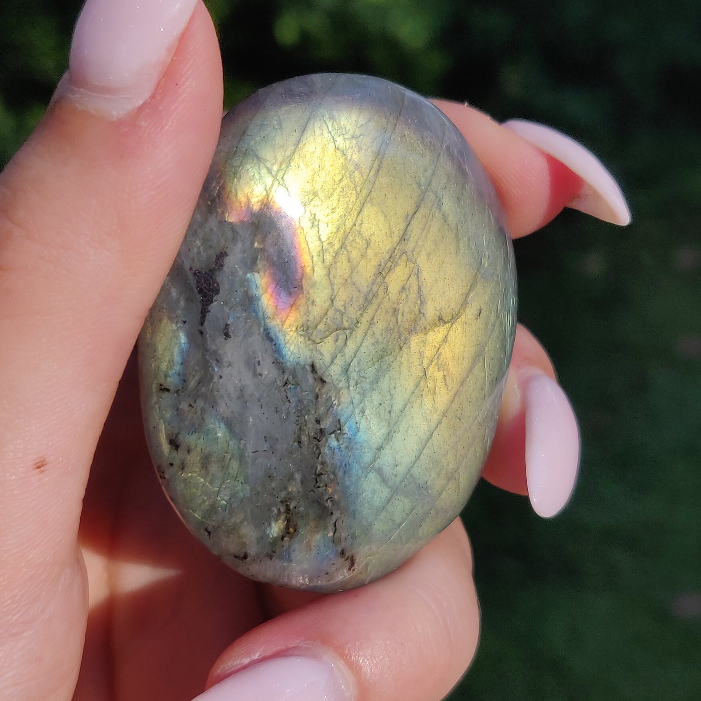 Labradorite Palm Stone (#251) - Simply Affinity