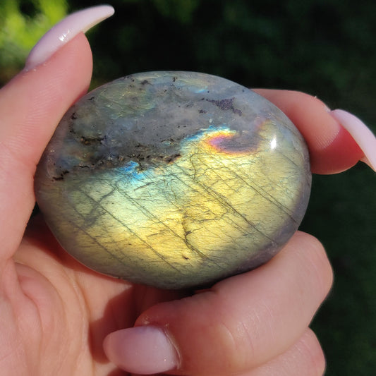 Labradorite Palm Stone (#251) - Simply Affinity