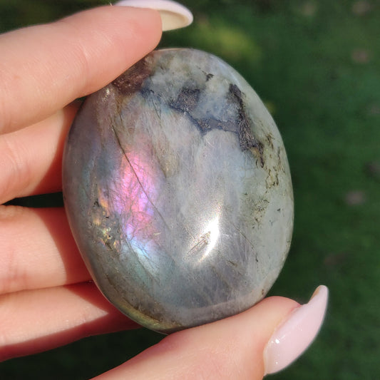 Labradorite Palm Stone (#251) - Simply Affinity