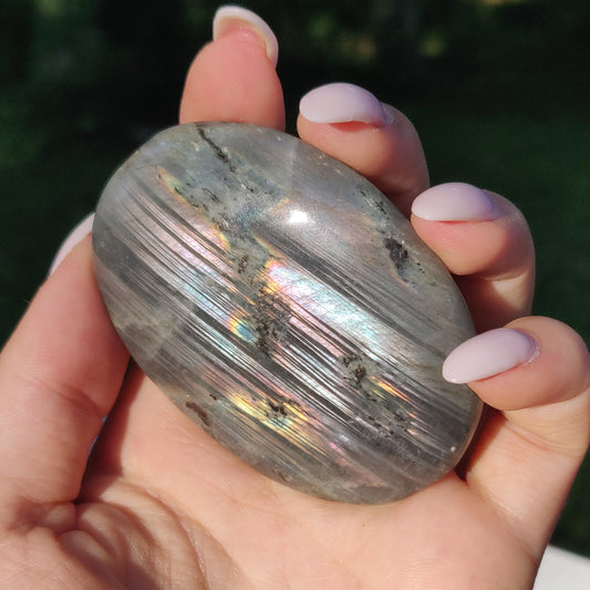 Labradorite Palm Stone (#252) - Simply Affinity