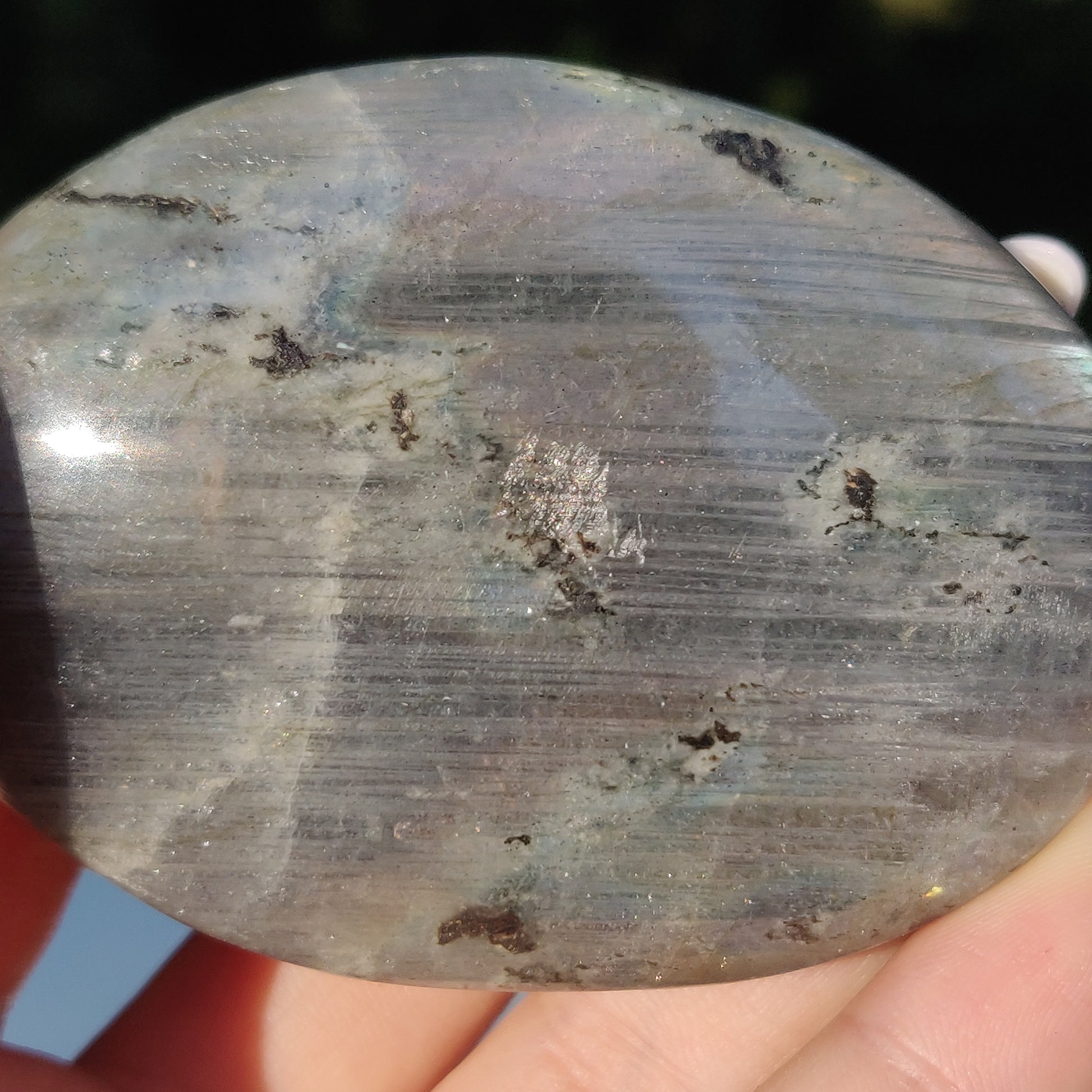 Labradorite Palm Stone (#252) - Simply Affinity