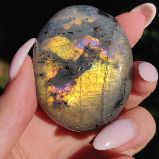 Labradorite Palm Stone (#253) - Simply Affinity