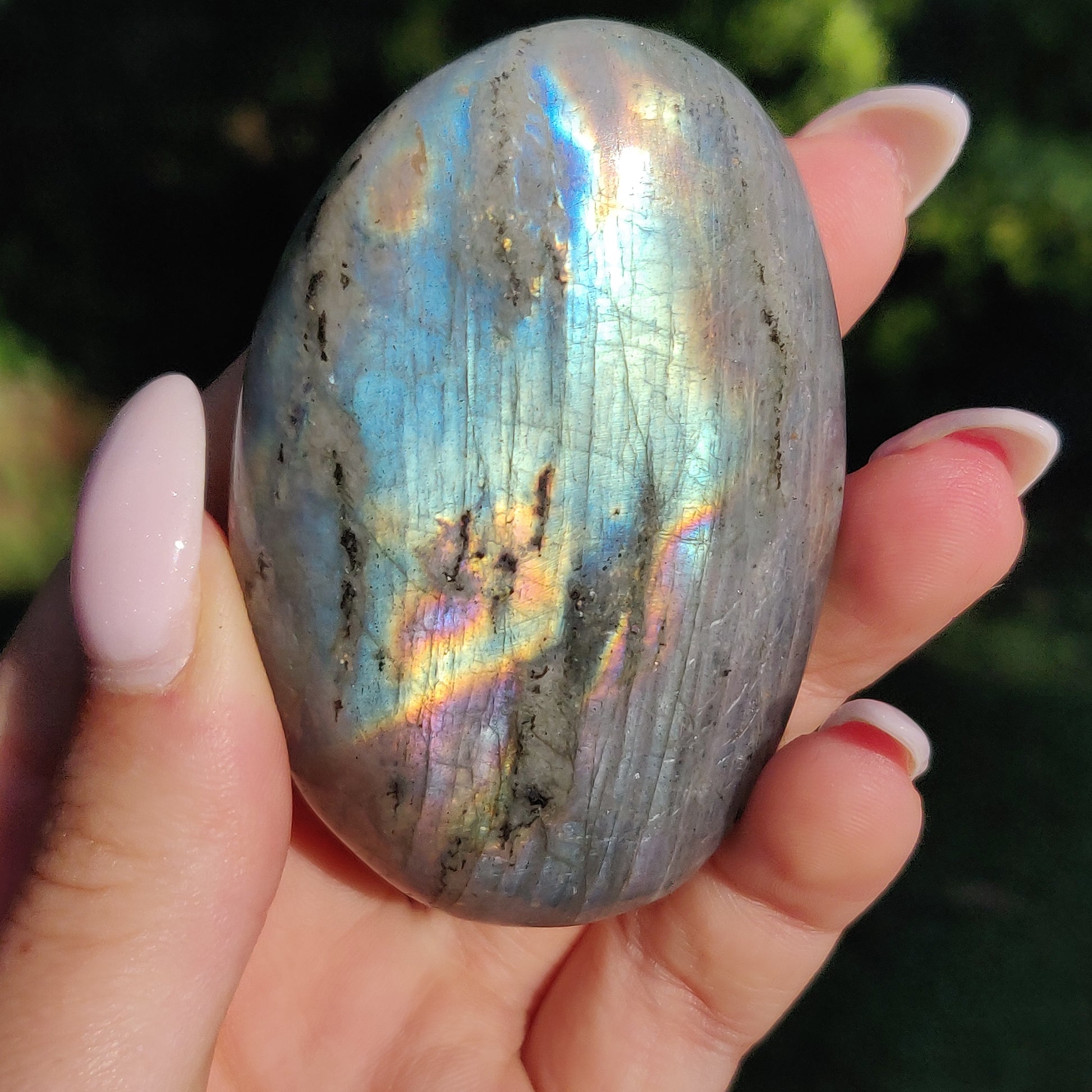 Labradorite Palm Stone (#254) - Simply Affinity