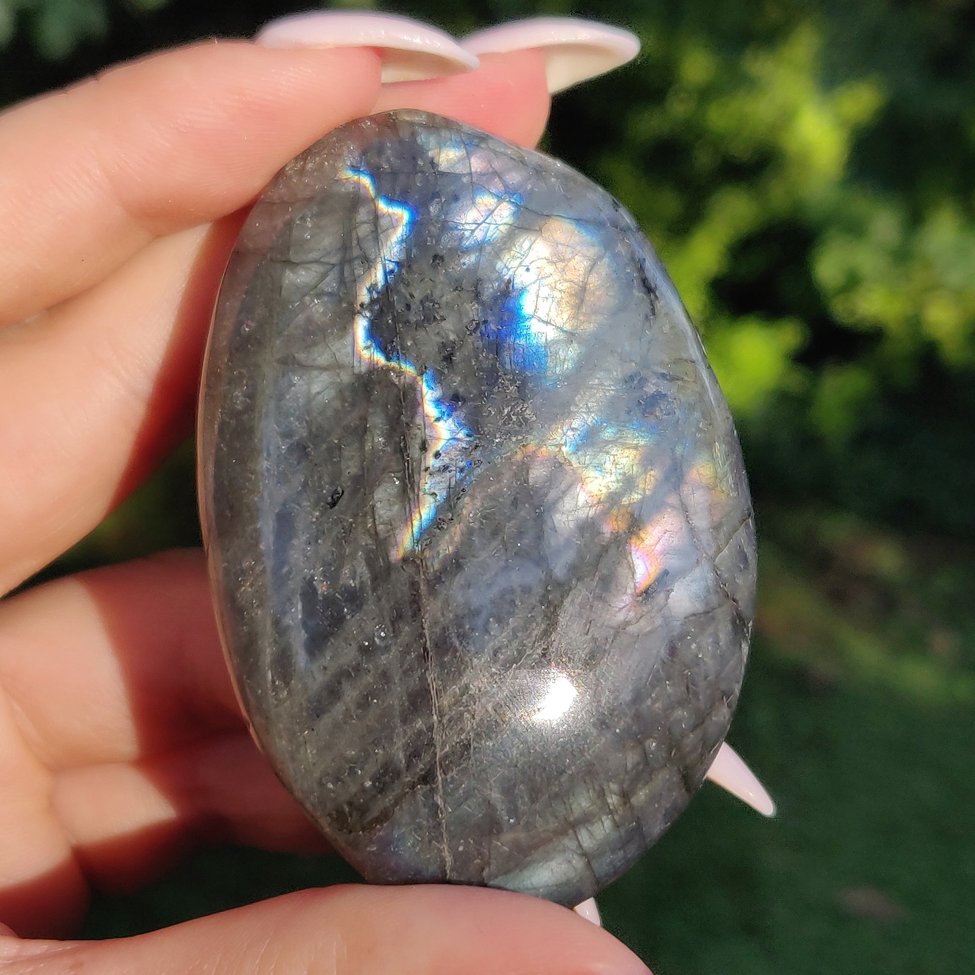Labradorite Palm Stone (#255) - Simply Affinity