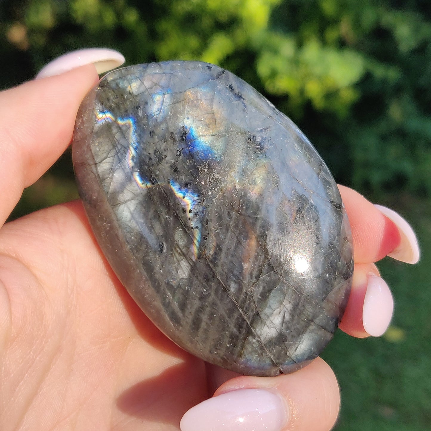 Labradorite Palm Stone (#255) - Simply Affinity