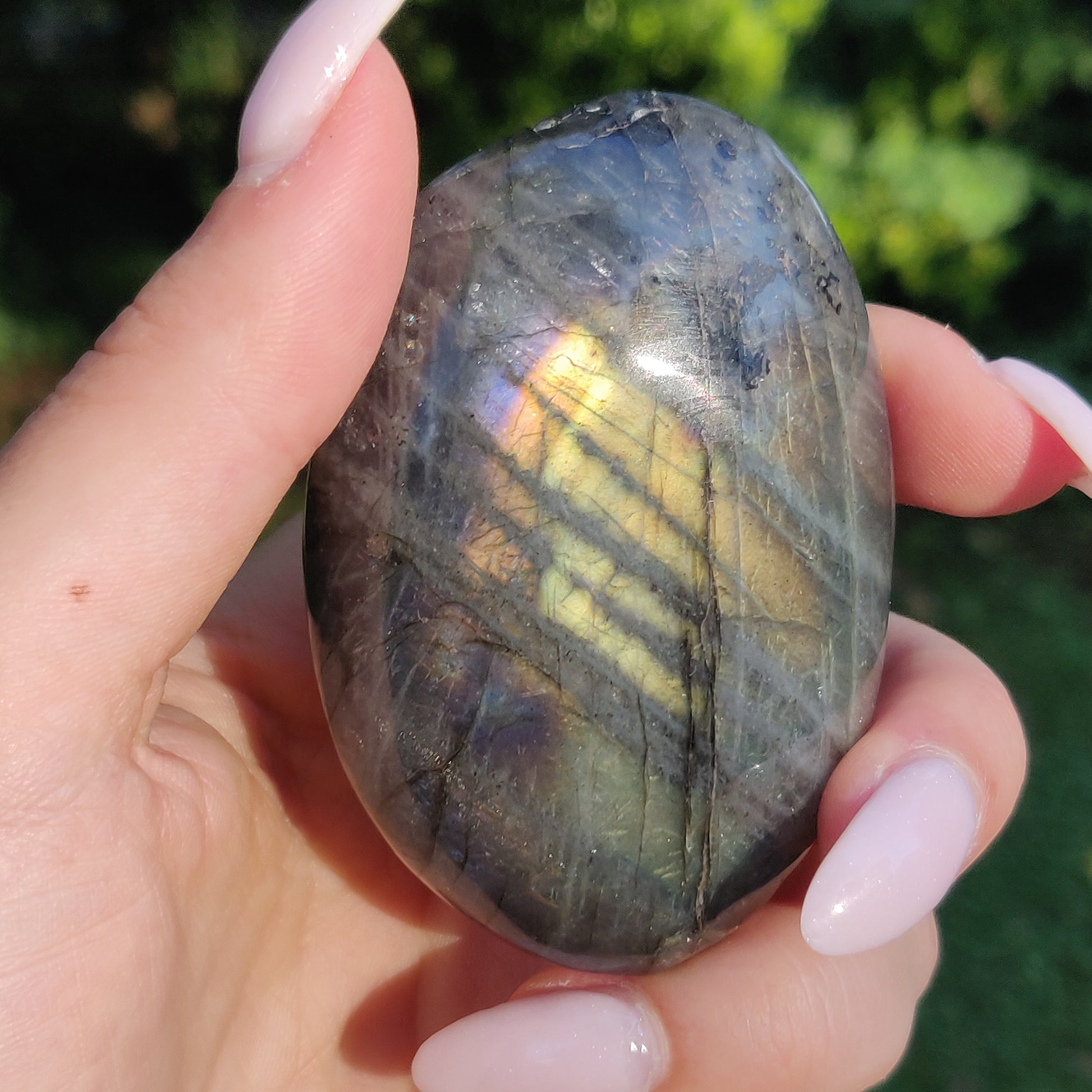 Labradorite Palm Stone (#255) - Simply Affinity