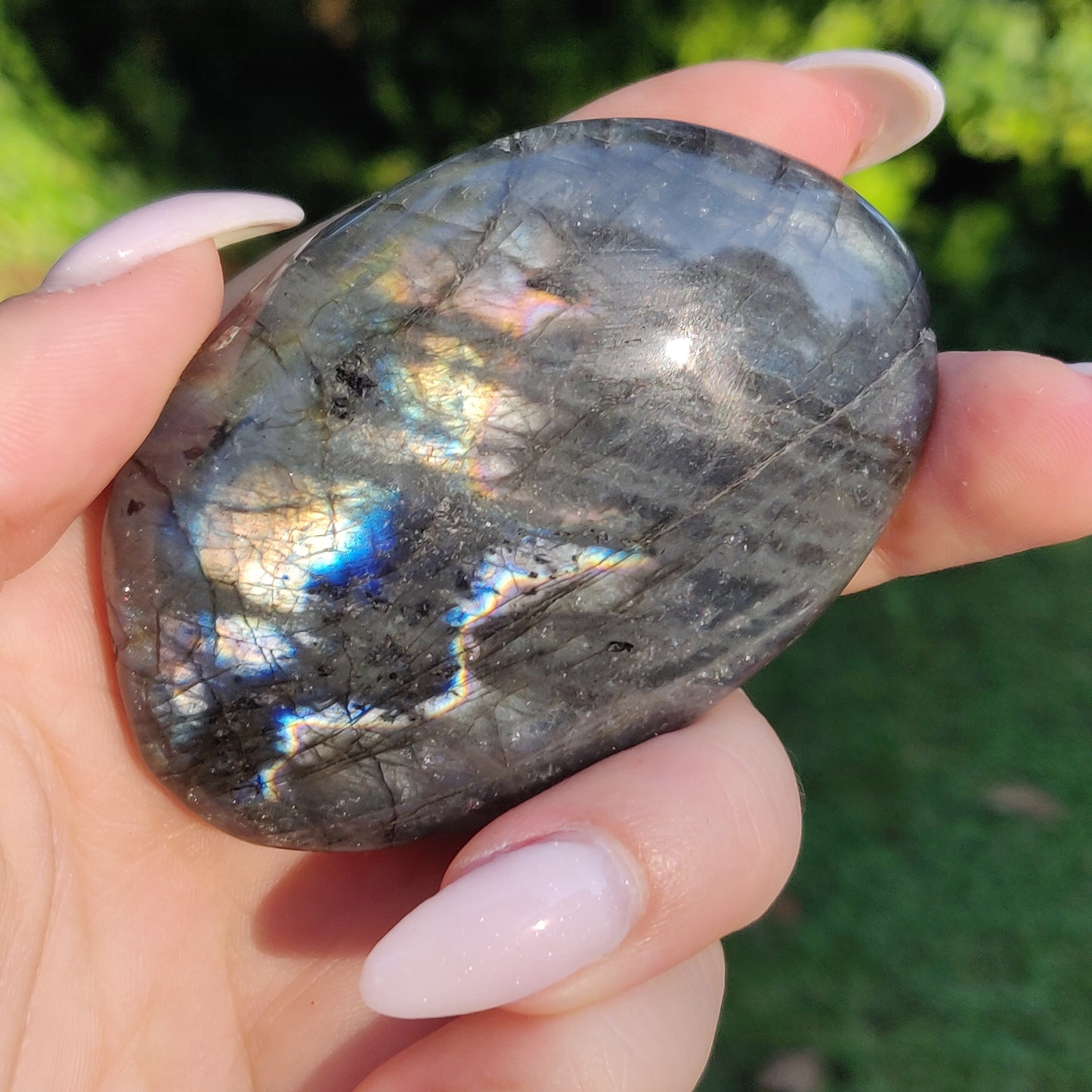 Labradorite Palm Stone (#255) - Simply Affinity