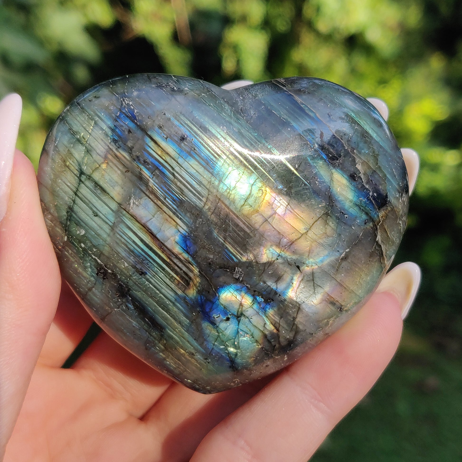 Labradorite Heart (#3H) - Simply Affinity
