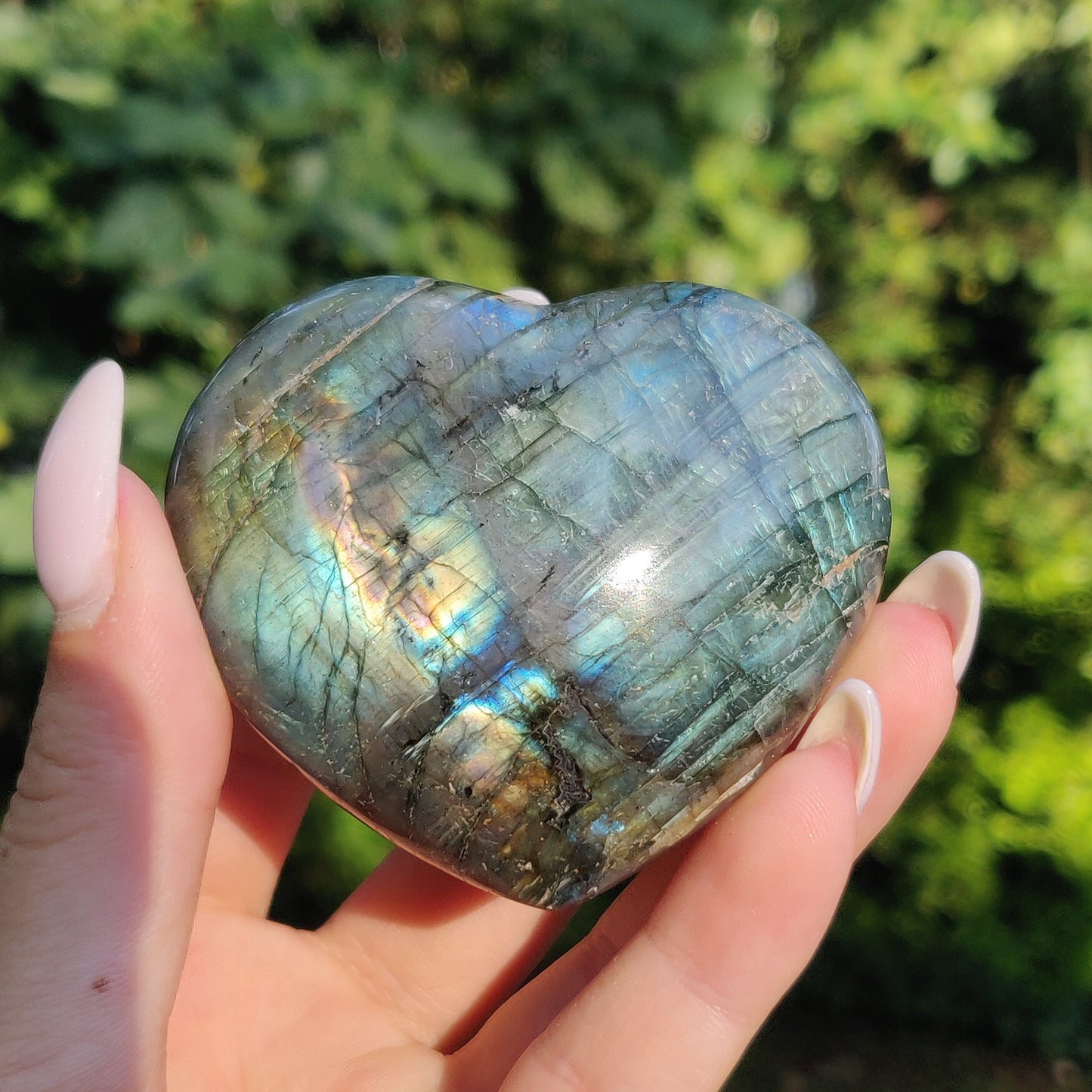 Labradorite Heart (#3H) - Simply Affinity