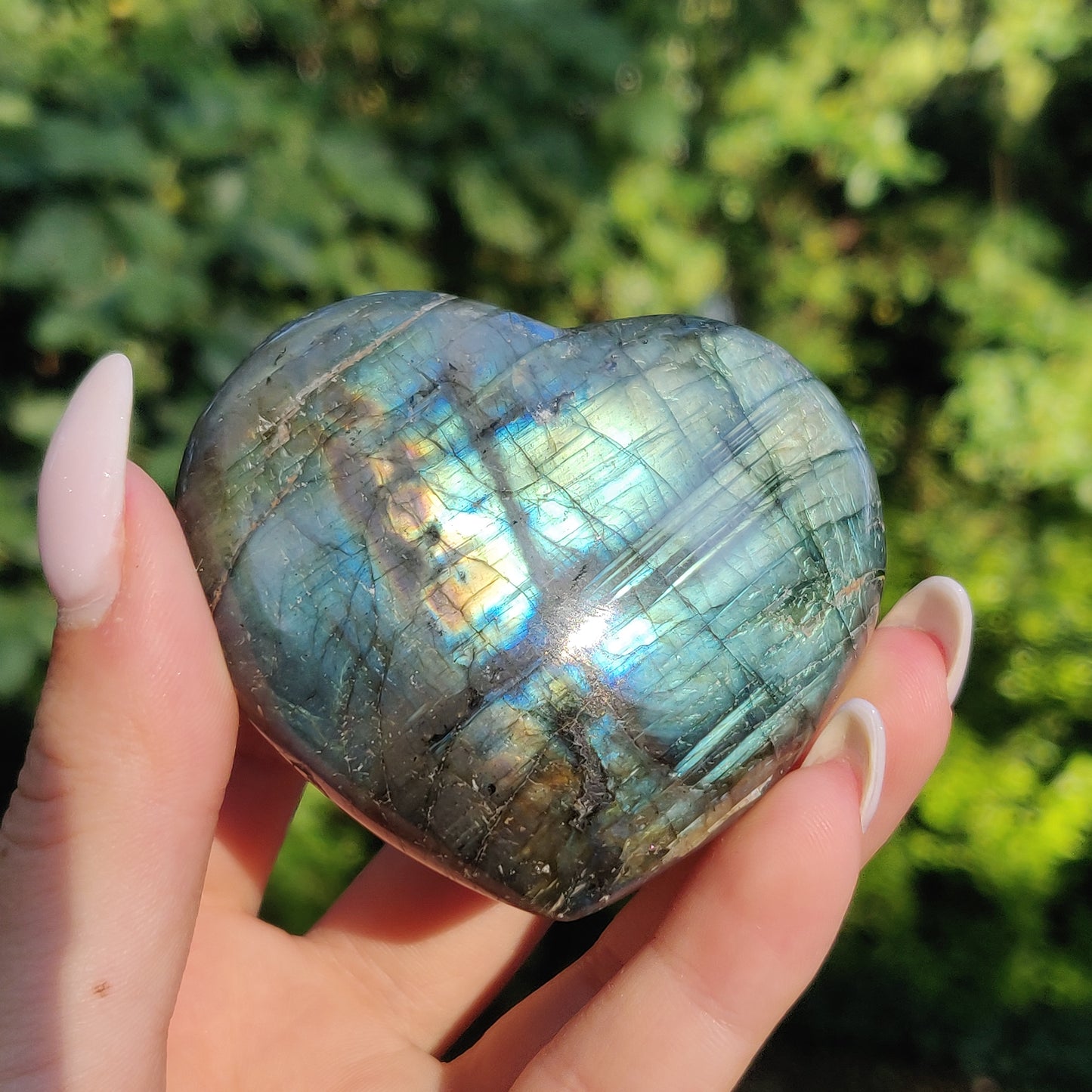 Labradorite Heart (#3H) - Simply Affinity