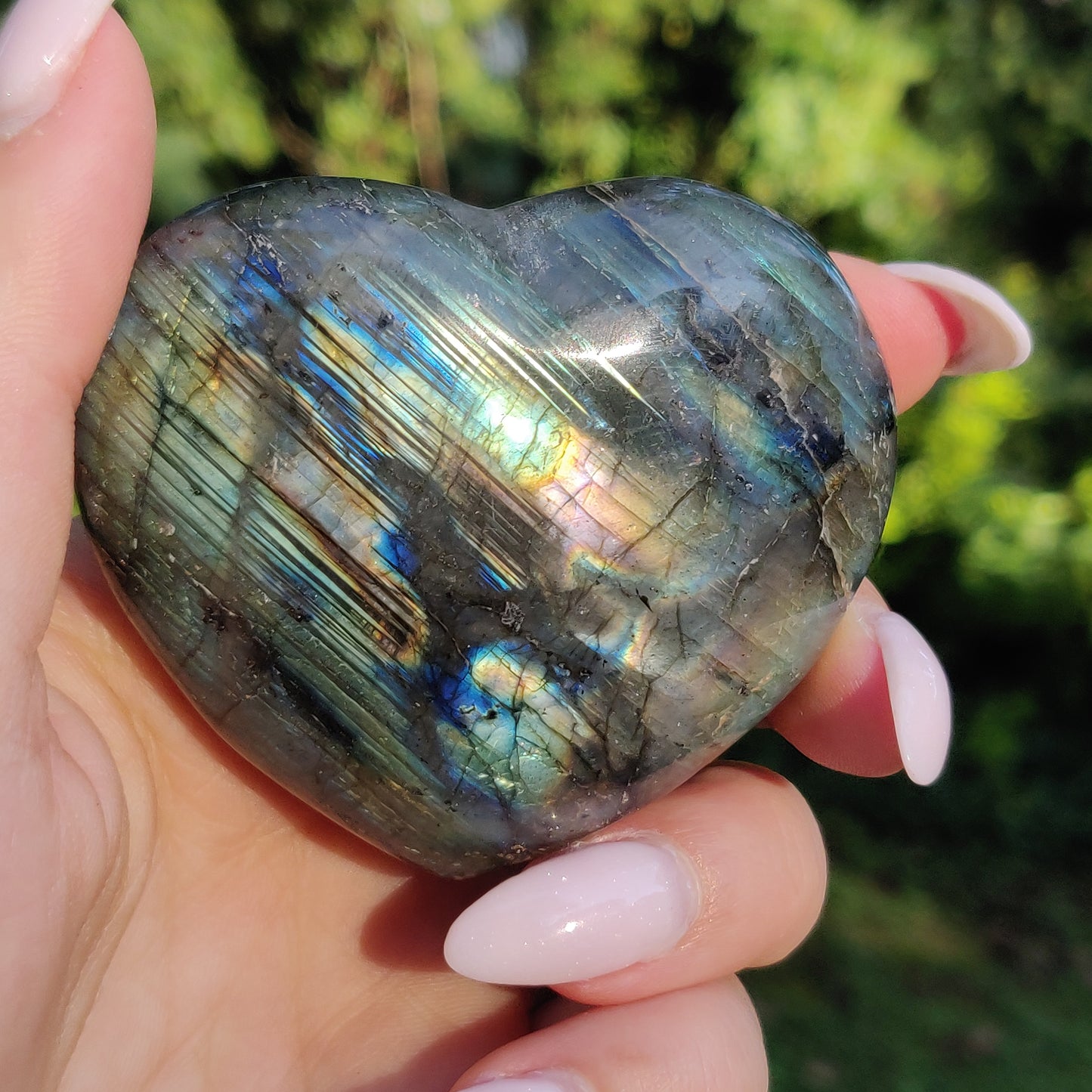 Labradorite Heart (#3H) - Simply Affinity
