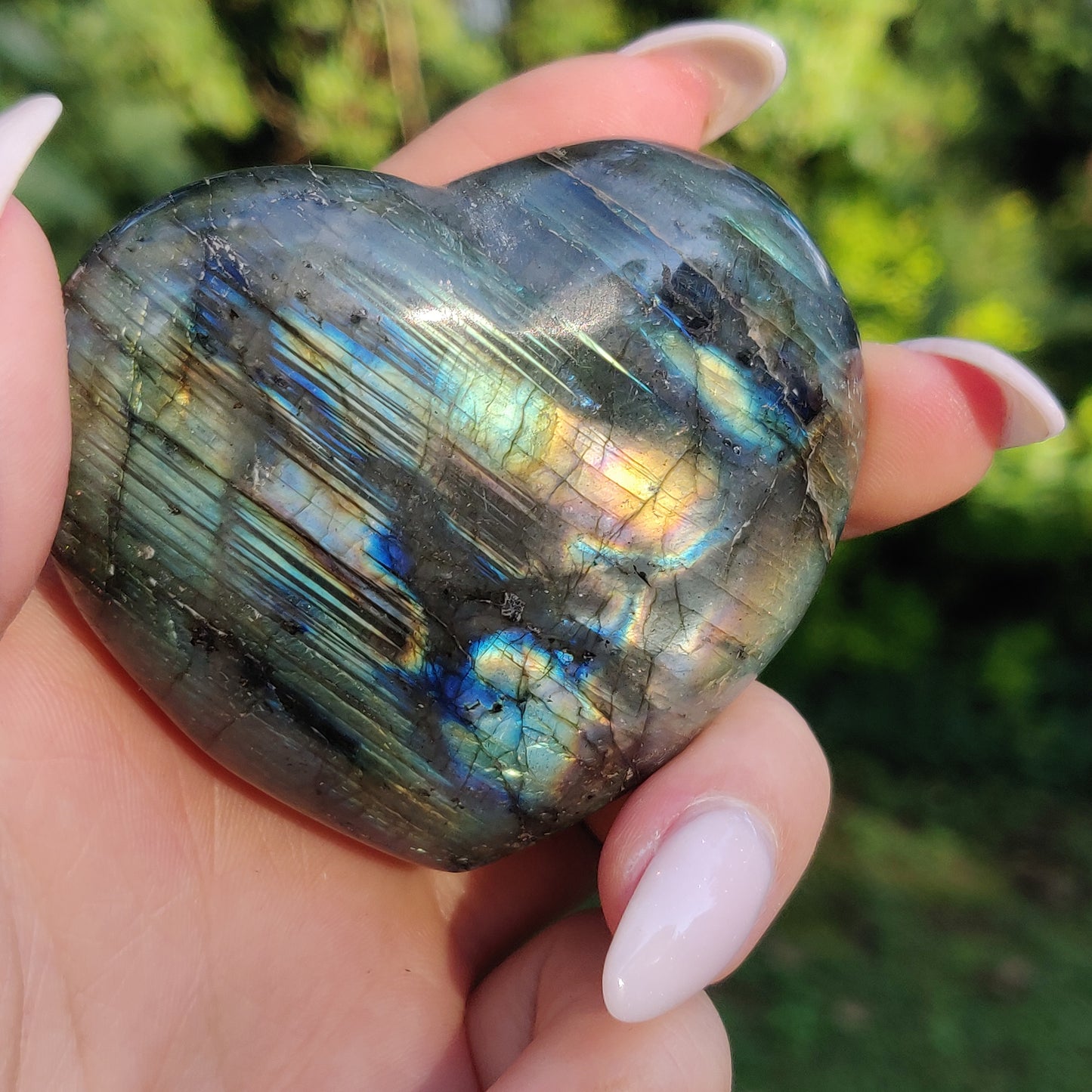 Labradorite Heart (#3H) - Simply Affinity