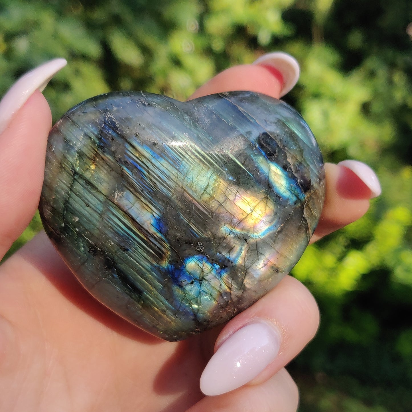 Labradorite Heart (#3H) - Simply Affinity