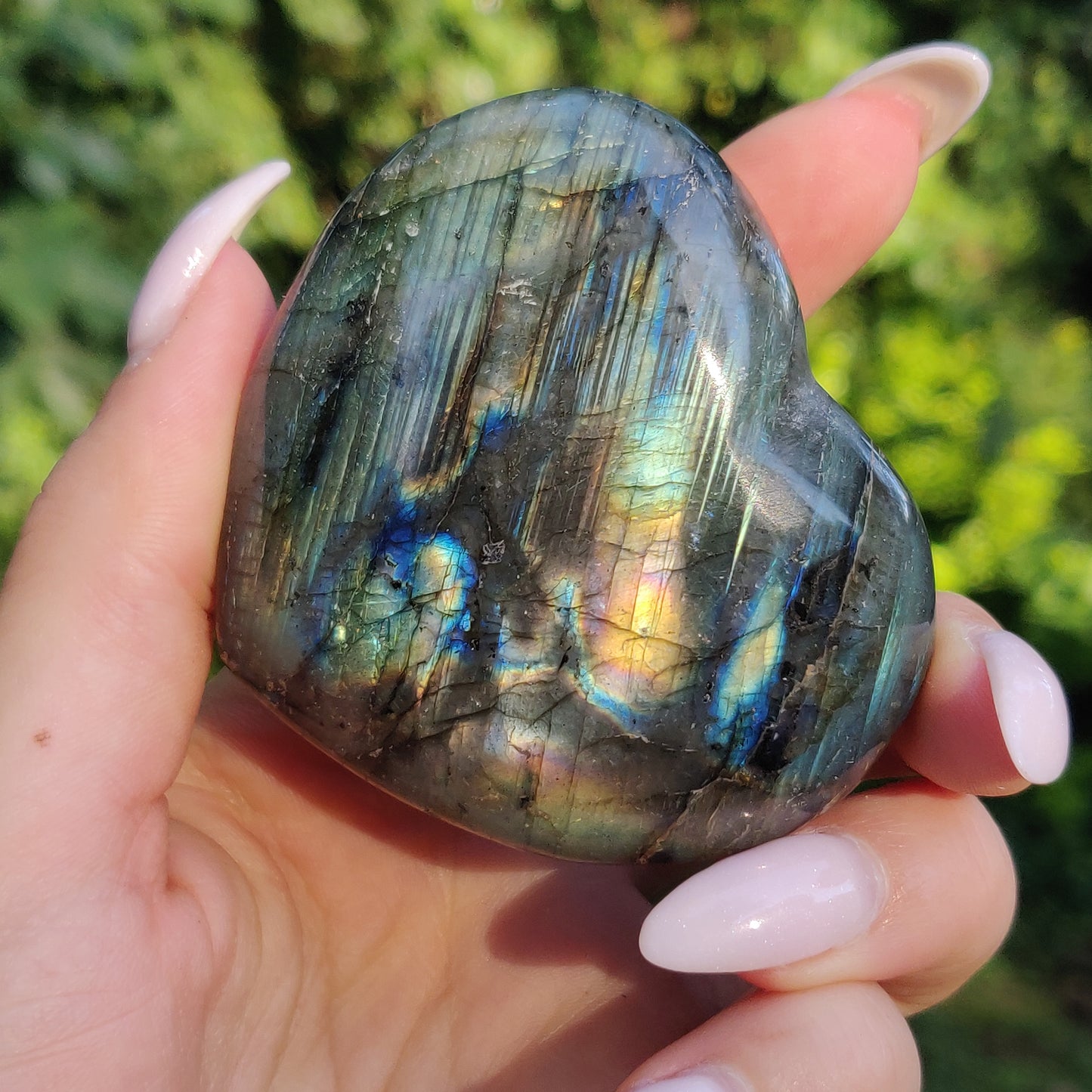 Labradorite Heart (#3H) - Simply Affinity