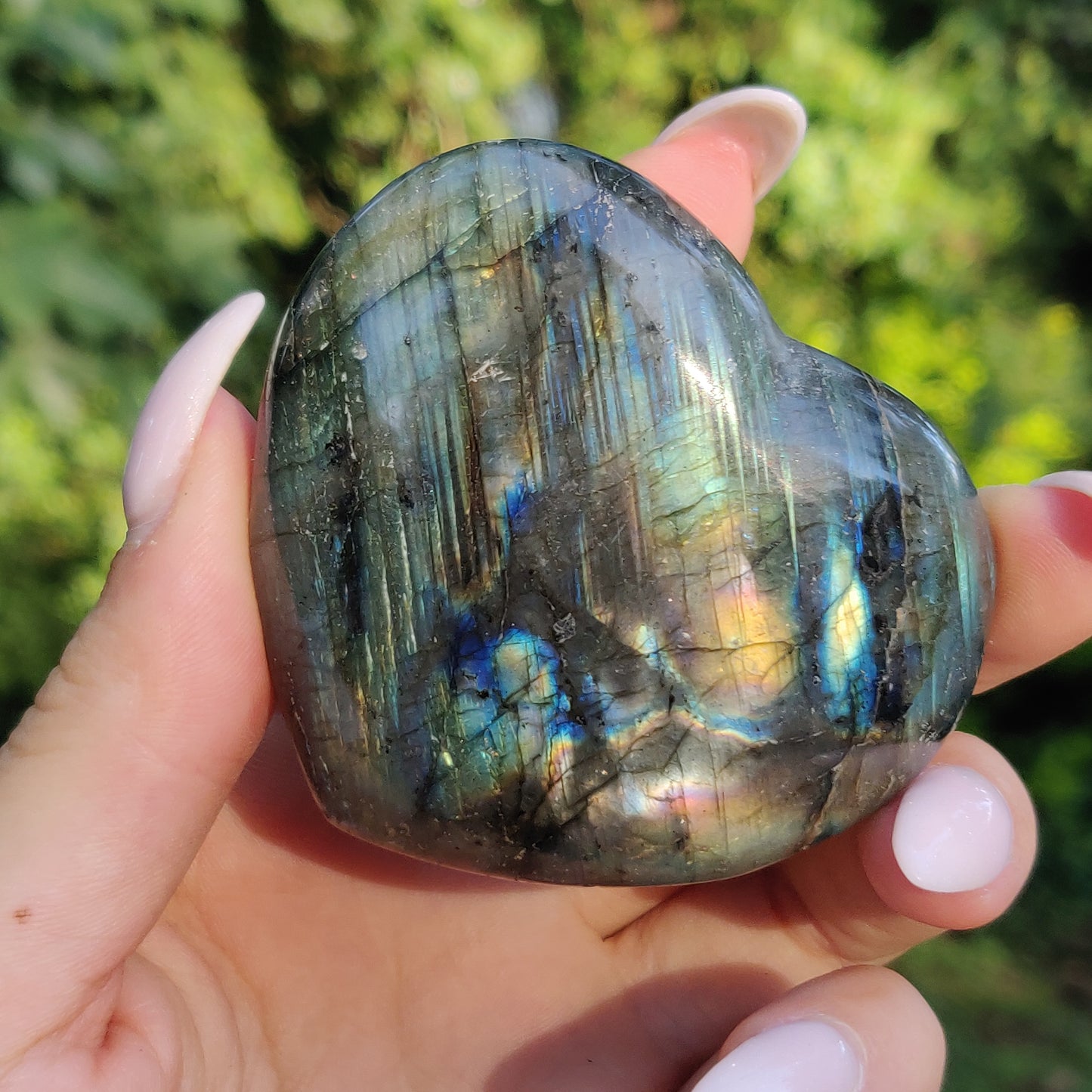 Labradorite Heart (#3H) - Simply Affinity