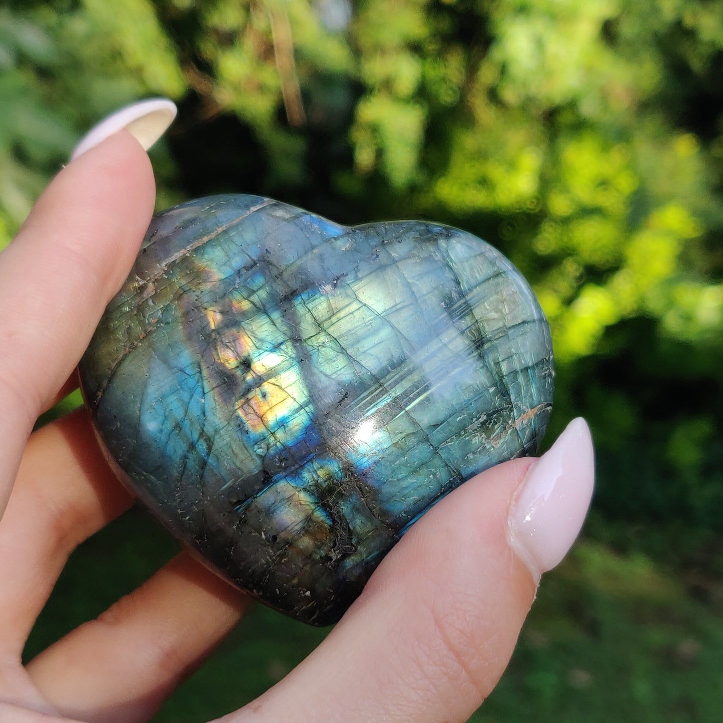 Labradorite Heart (#3H) - Simply Affinity