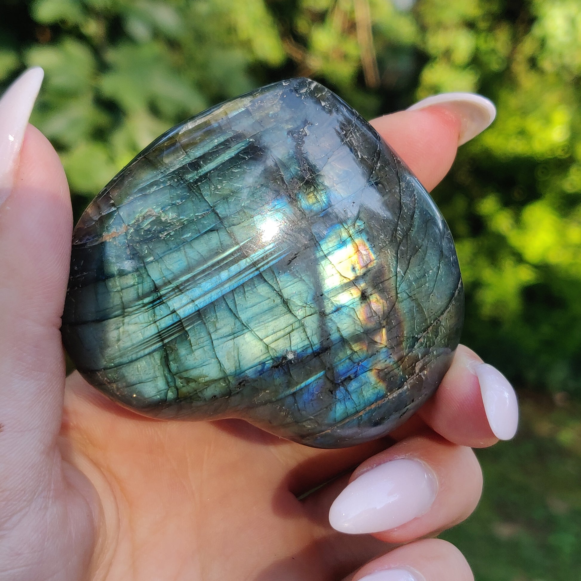 Labradorite Heart (#3H) - Simply Affinity
