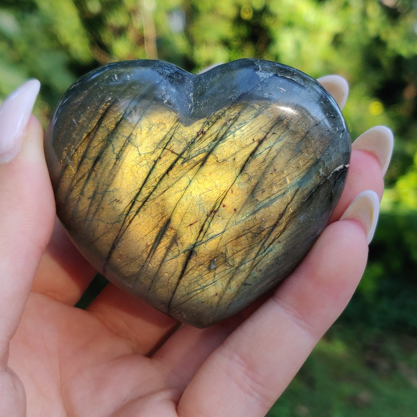 Labradorite Heart (#4H) - Simply Affinity