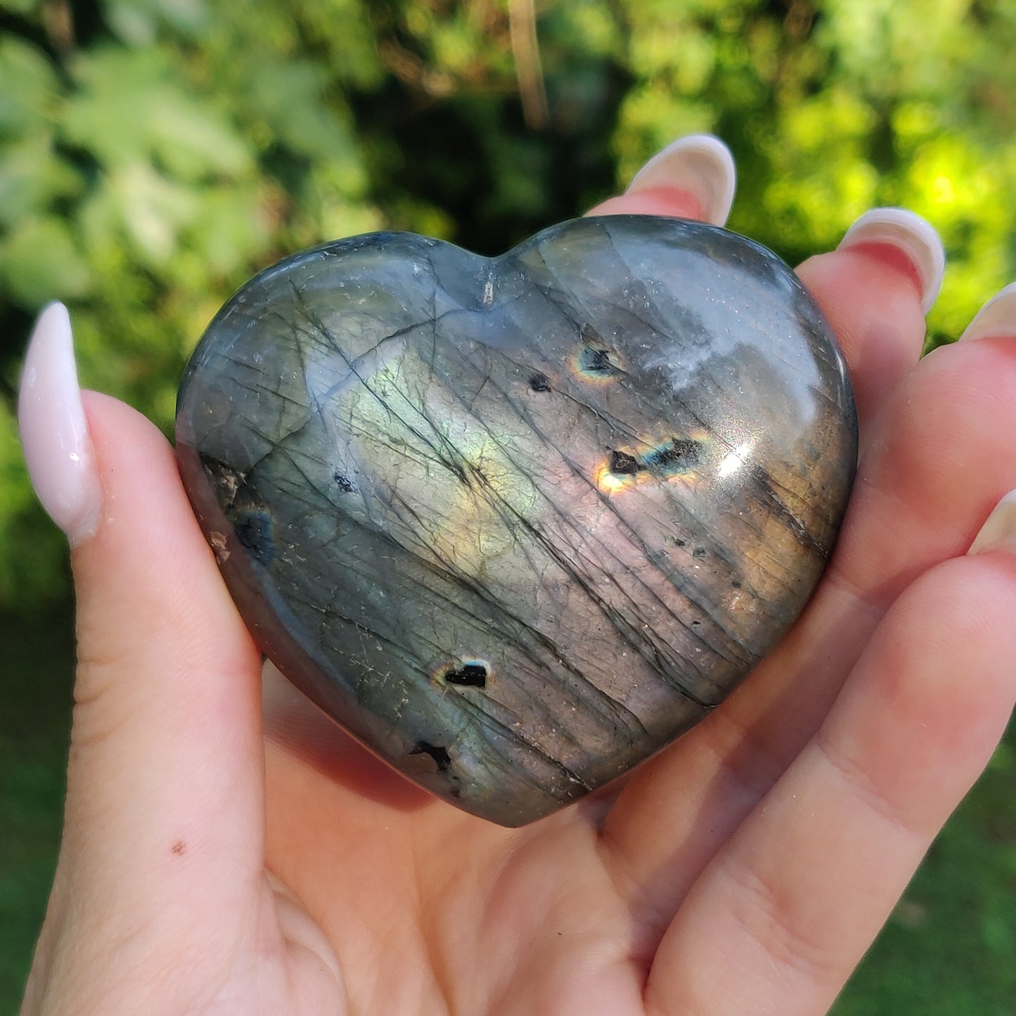 Labradorite Heart (#4H) - Simply Affinity