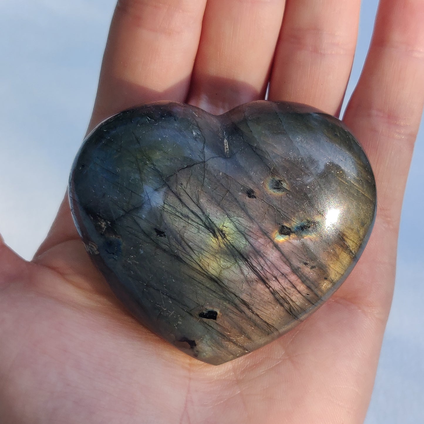 Labradorite Heart (#4H) - Simply Affinity