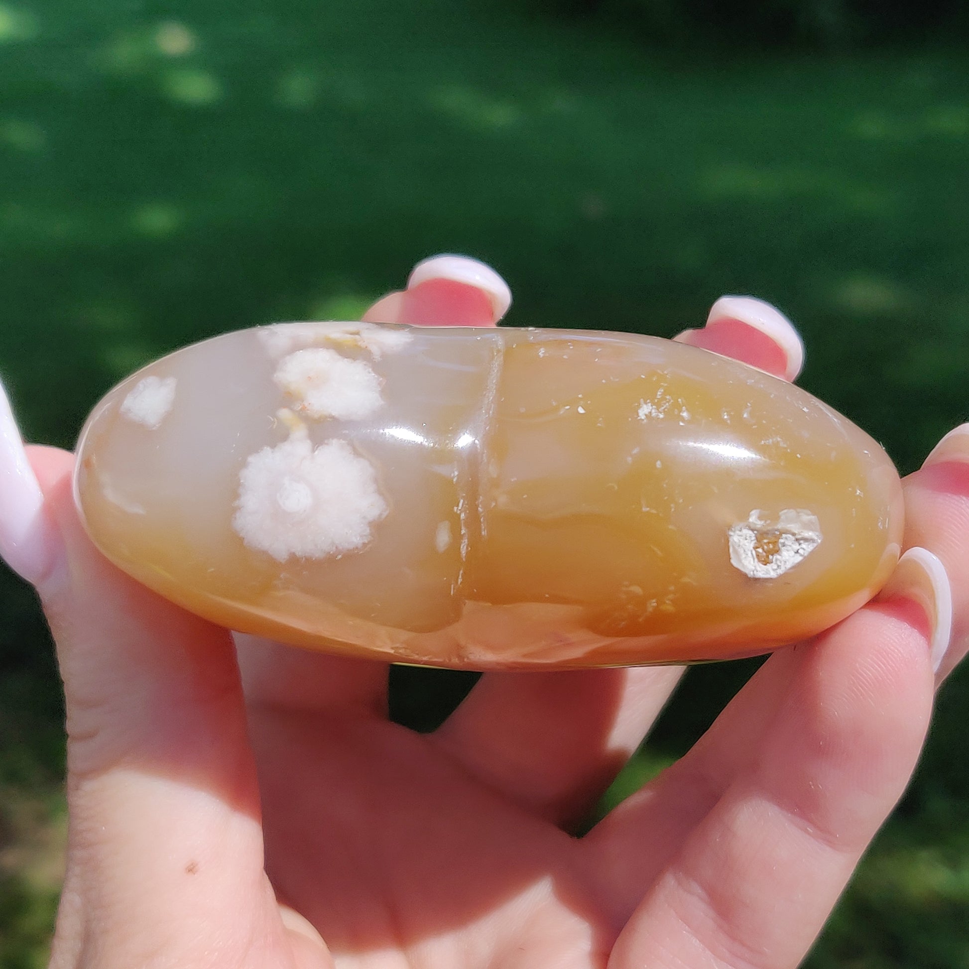 Flower Agate Heart (#1) - Simply Affinity