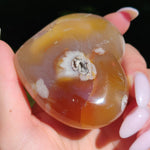 Flower Agate Heart (#1) - Simply Affinity