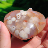 Flower Agate Heart (#2) - Simply Affinity