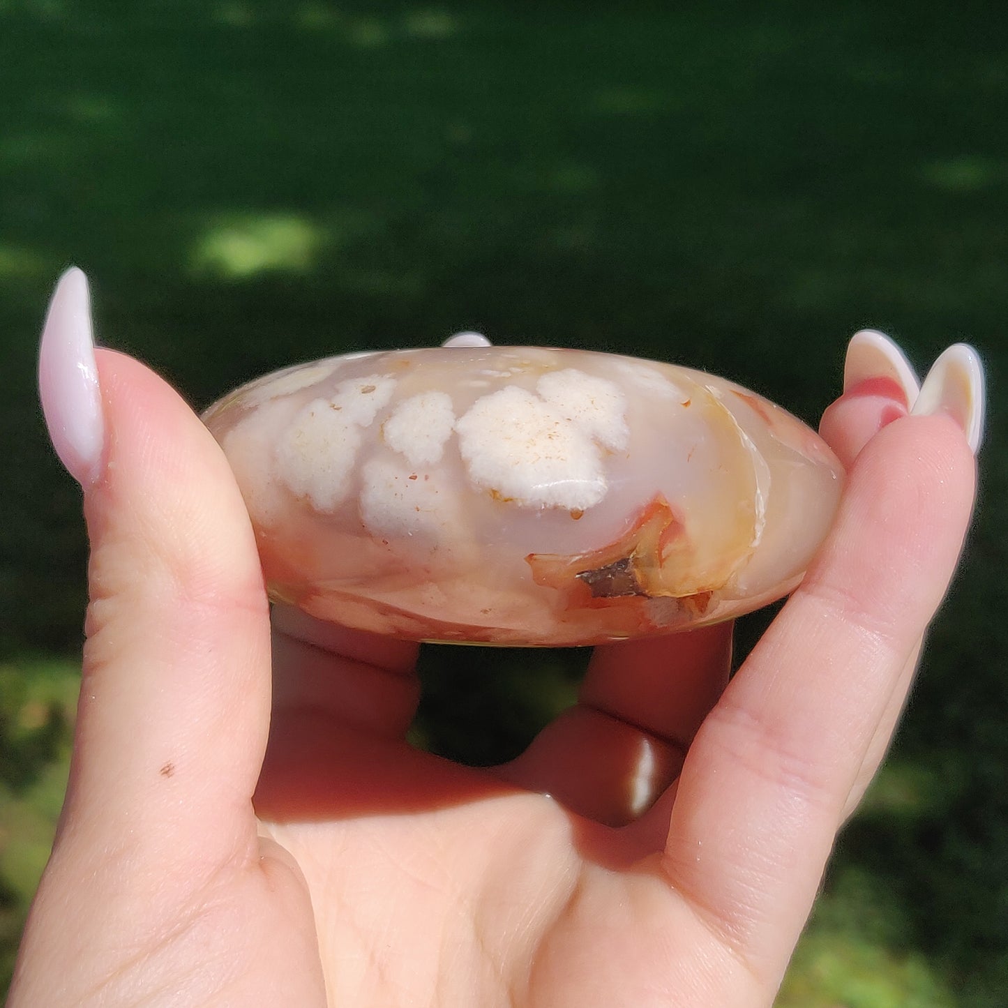 Flower Agate Heart (#2) - Simply Affinity