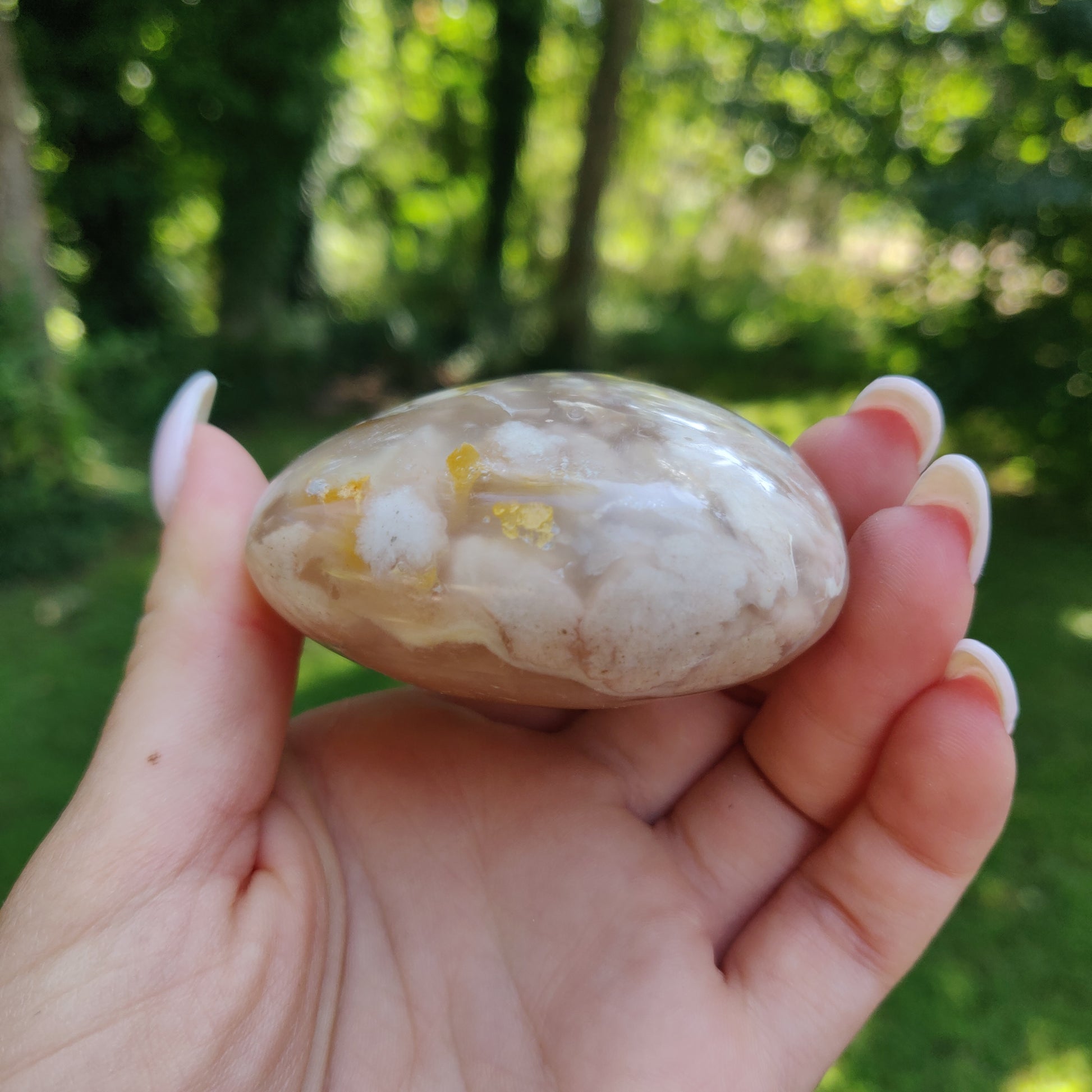 Flower Agate Heart (#3) - Simply Affinity