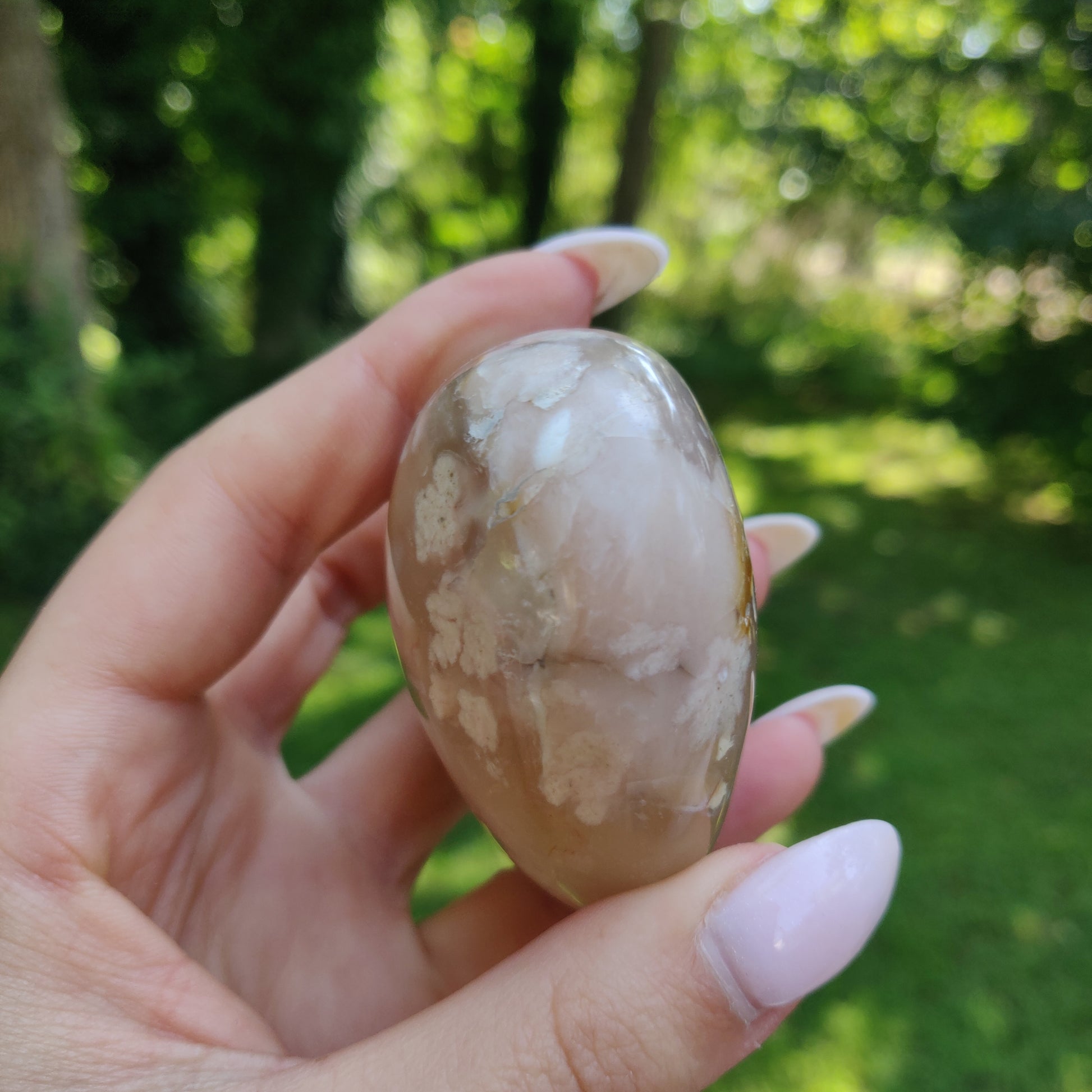 Flower Agate Heart (#3) - Simply Affinity