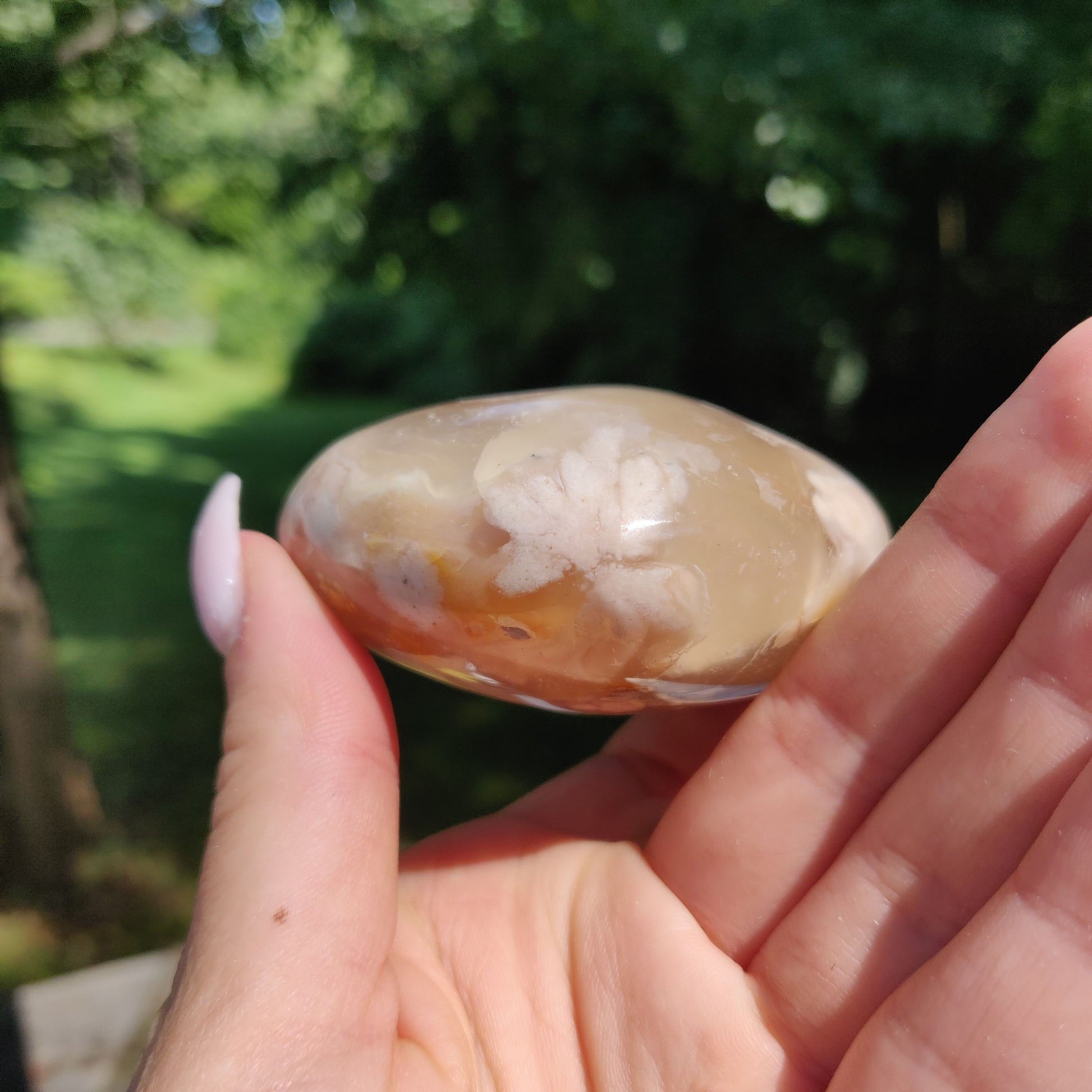 Flower Agate Heart (#3) - Simply Affinity