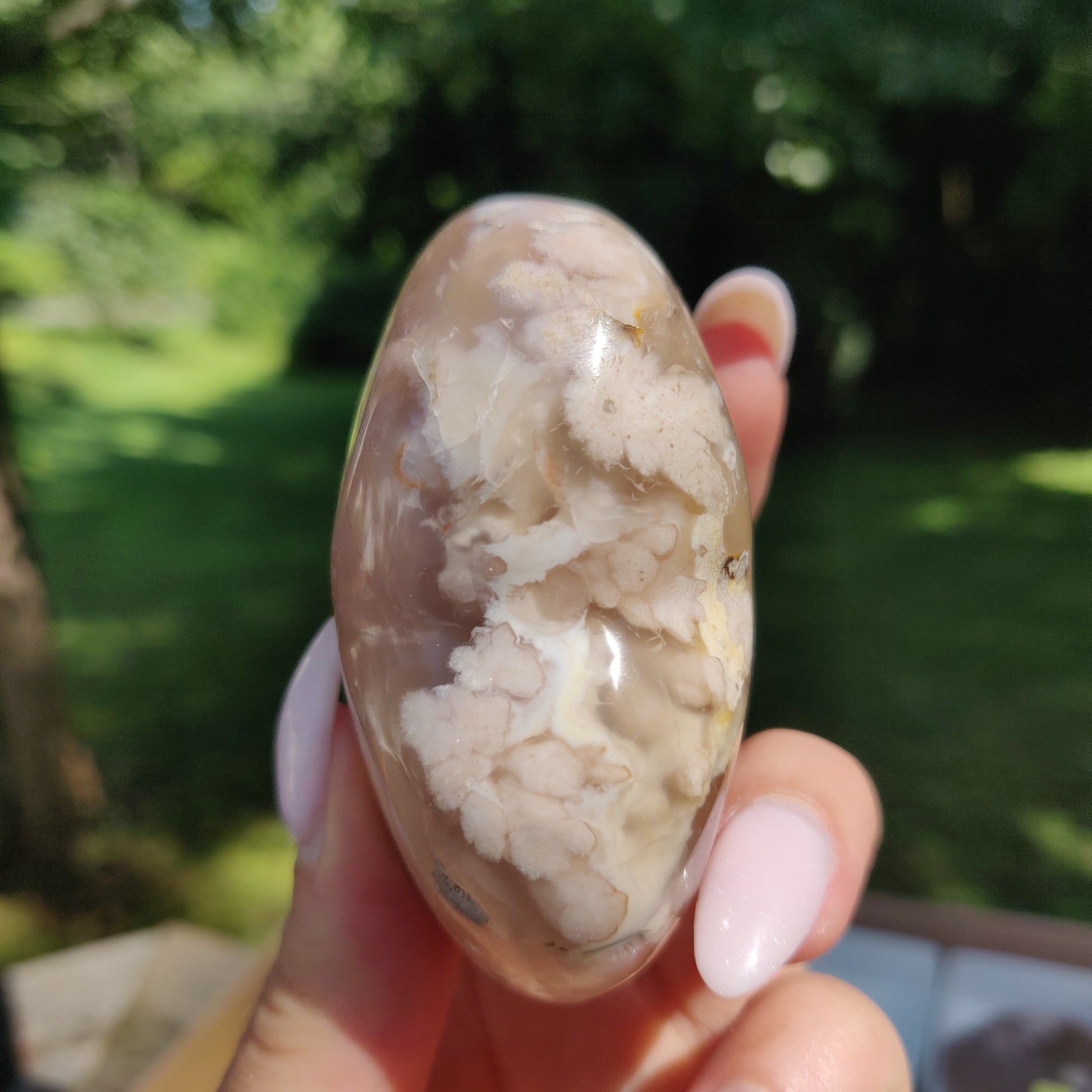 Flower Agate Heart (#3) - Simply Affinity