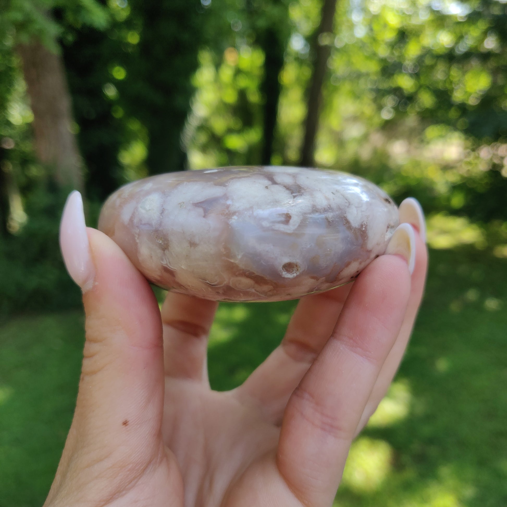 Flower Agate Heart (#4) - Simply Affinity