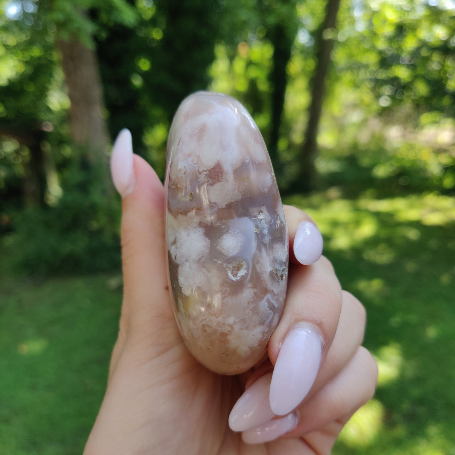 Flower Agate Heart (#4) - Simply Affinity