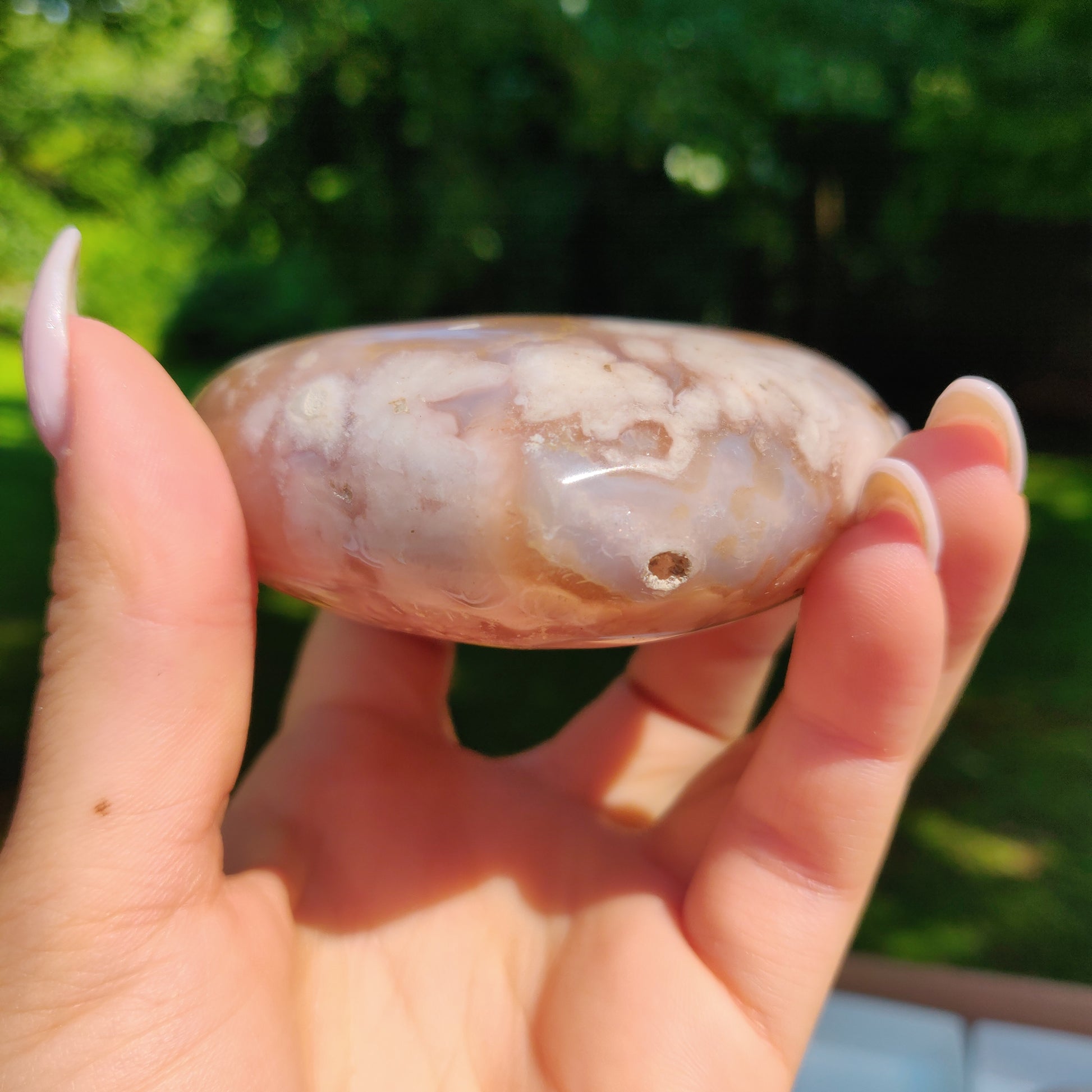 Flower Agate Heart (#4) - Simply Affinity
