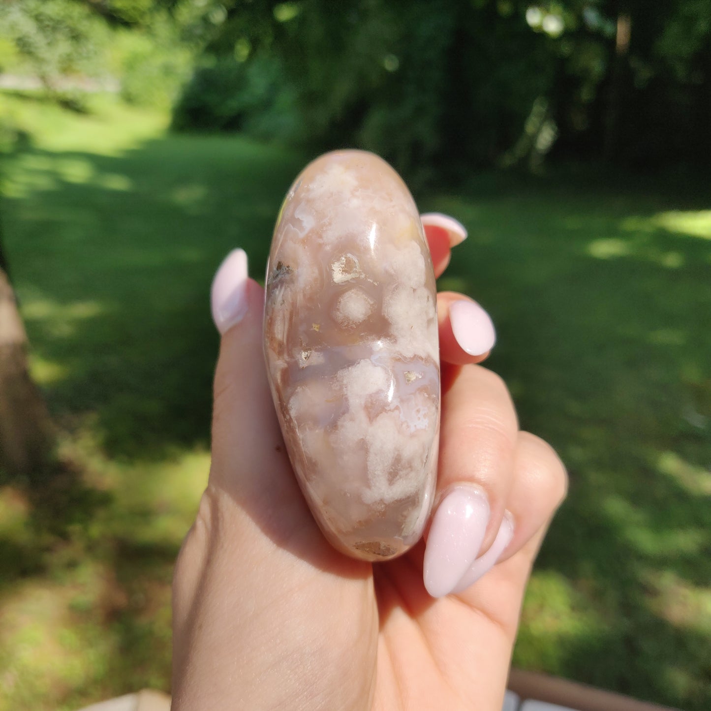 Flower Agate Heart (#4) - Simply Affinity