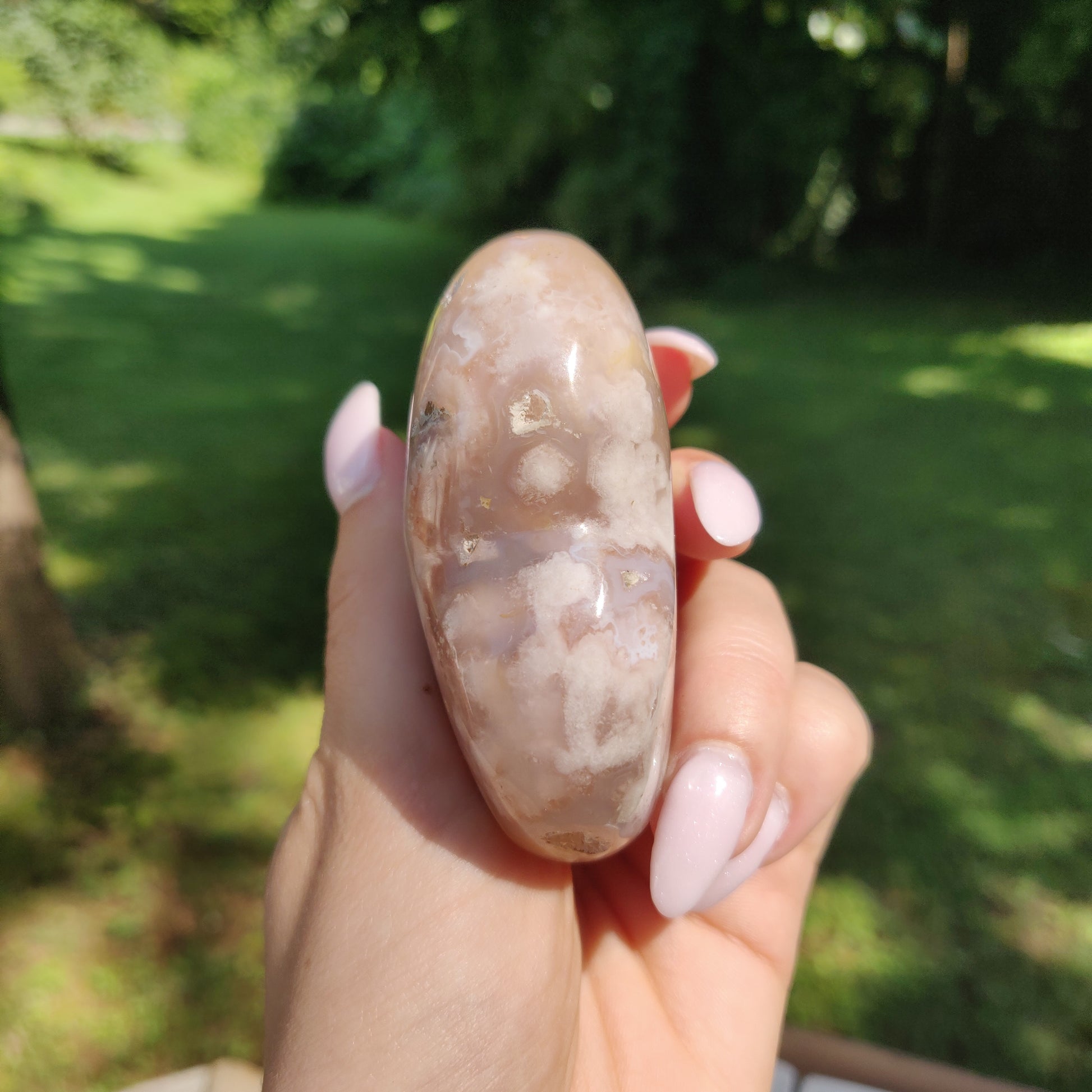 Flower Agate Heart (#4) - Simply Affinity